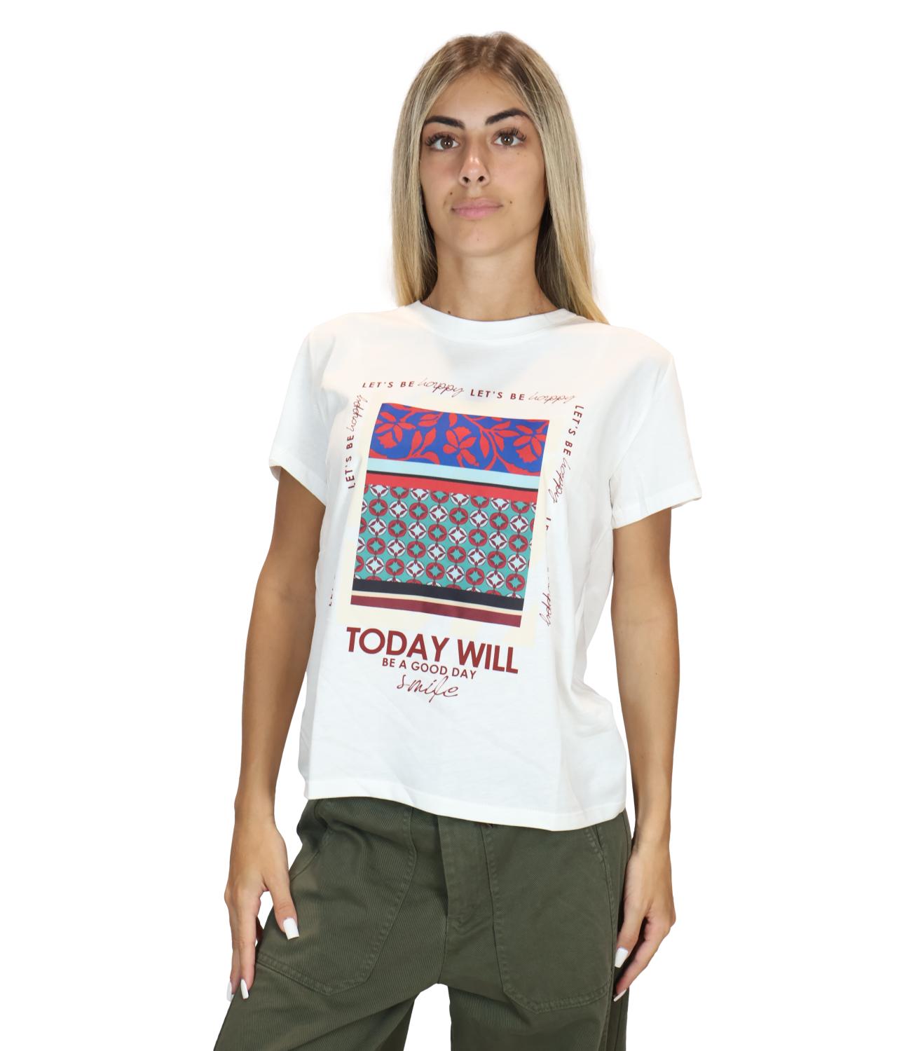 Susy Mix T-Shirt da Donna - B.co/blu - Sh004840