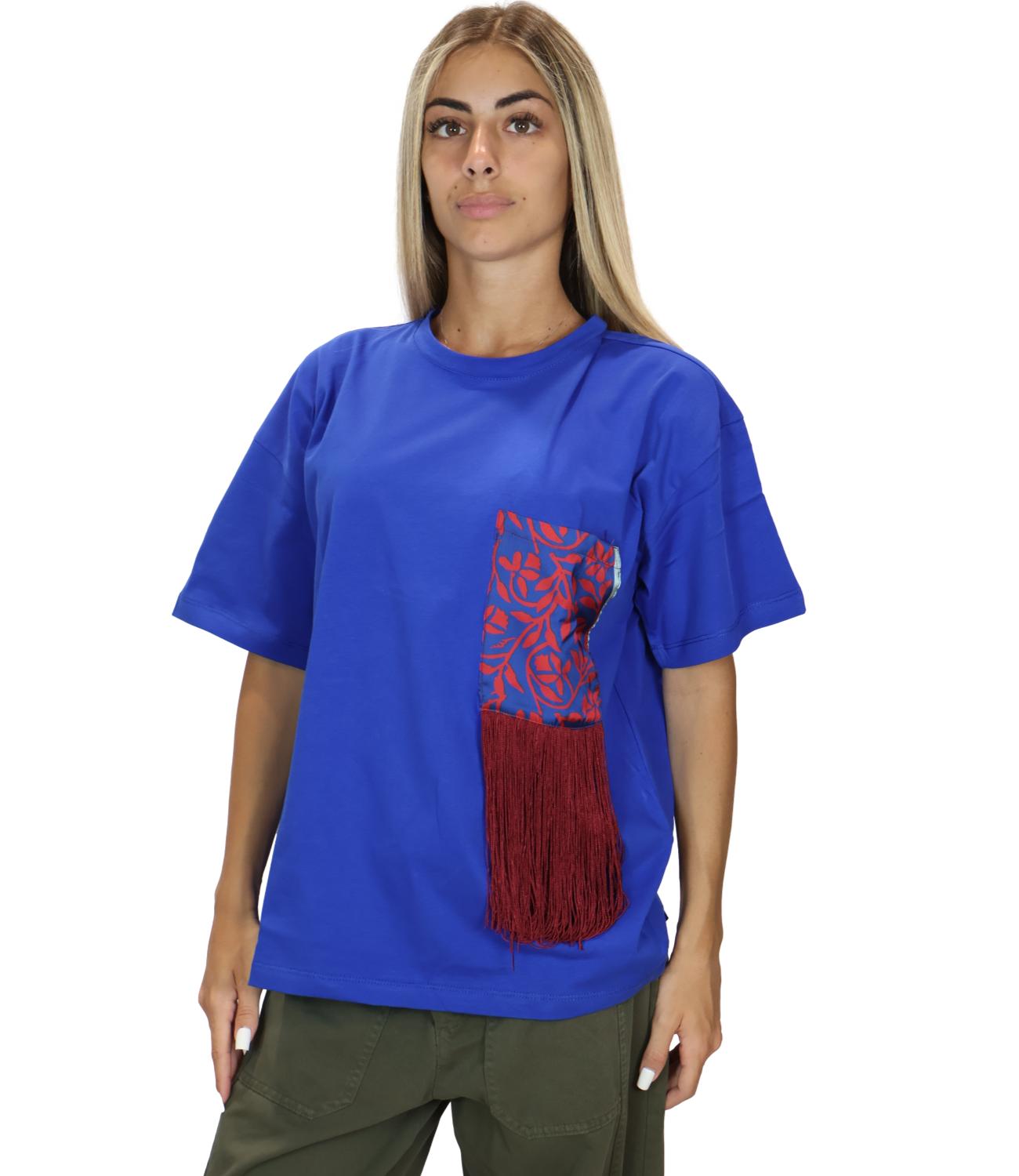 Susy Mix T-Shirt da Donna - Blu Royal - Sh004932
