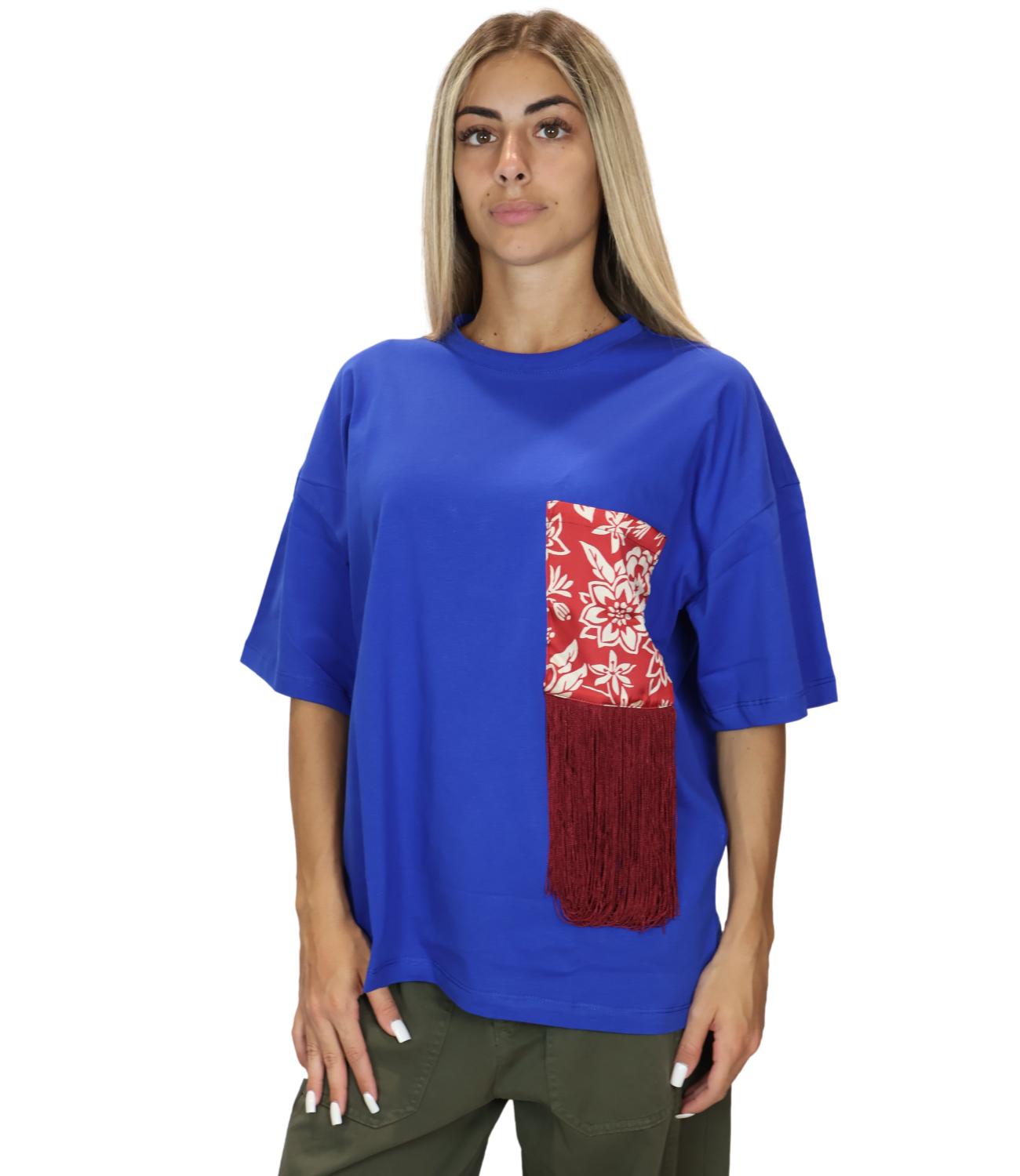 Susy Mix T-Shirt da Donna - Blu Royal - Sh004932
