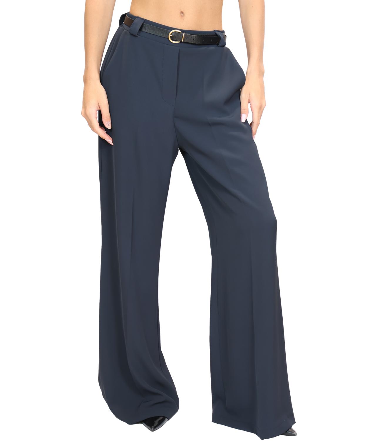 Susy Mix Pantalone da Donna - Blu - T1316u136