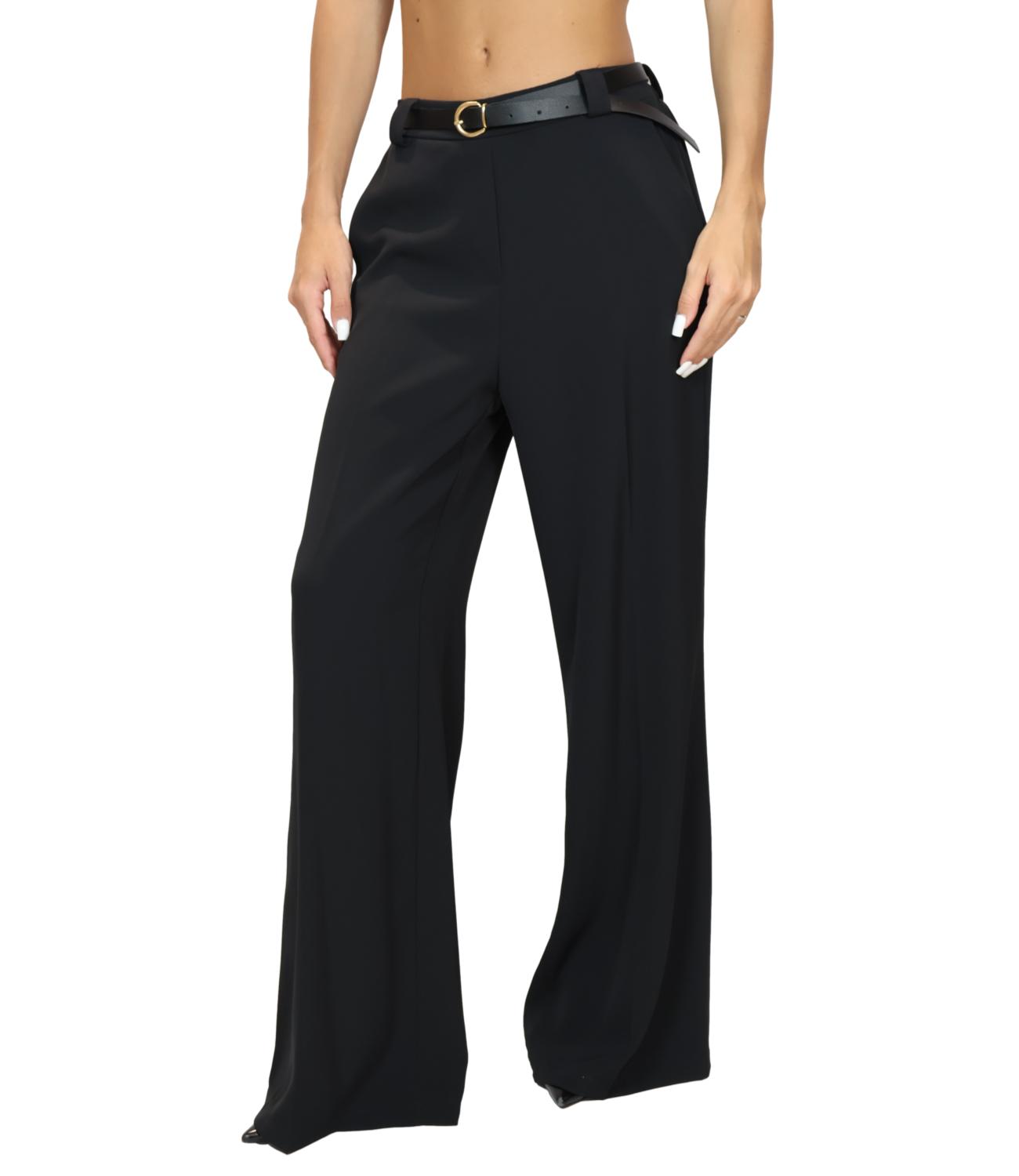 Susy Mix Pantalone da Donna - Nero - T1316u136