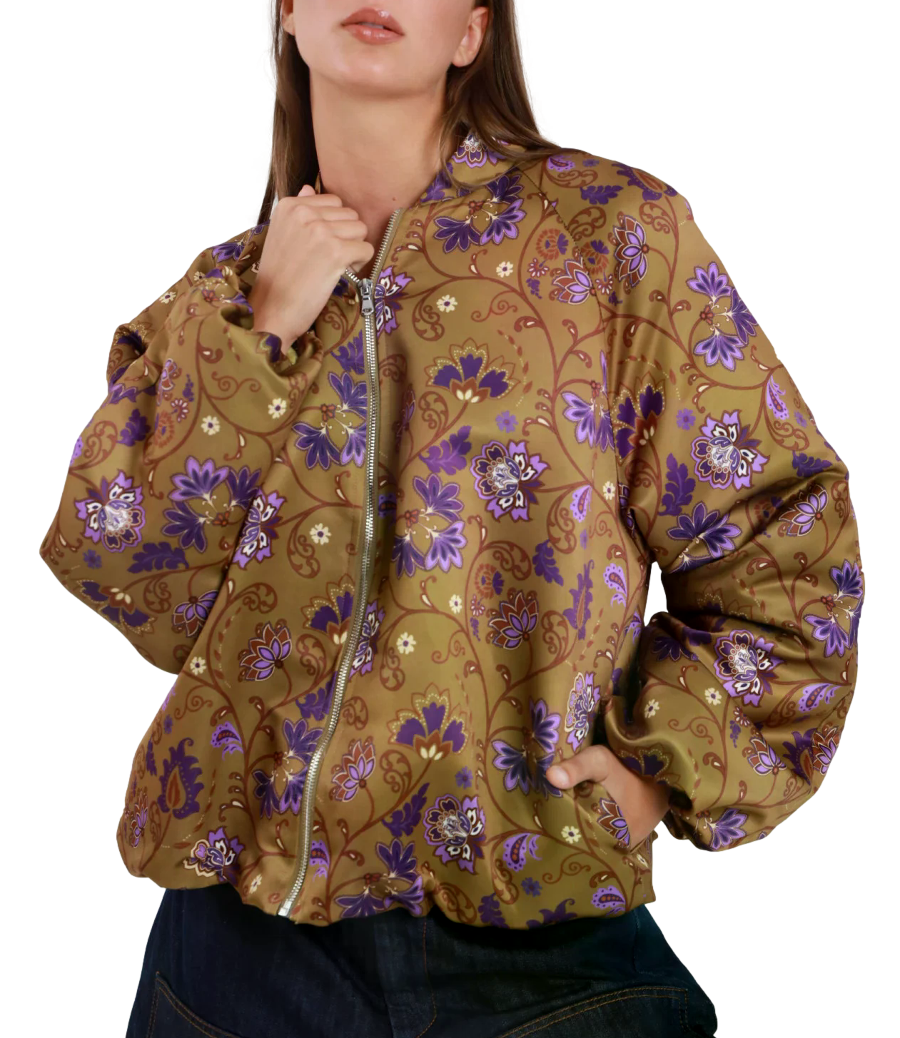 Susy Mix Bomber da Donna - Verde - W27m234