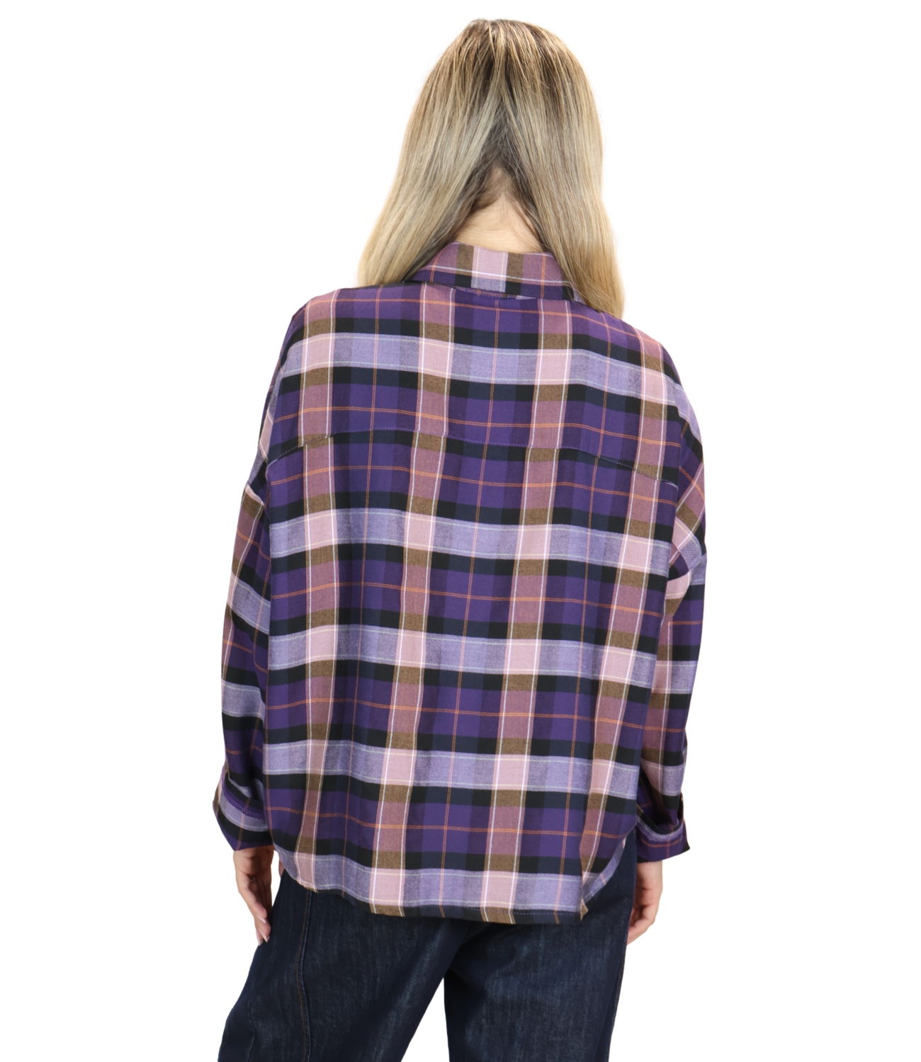 Susy Mix Camicia da Donna - Viola - W27m301