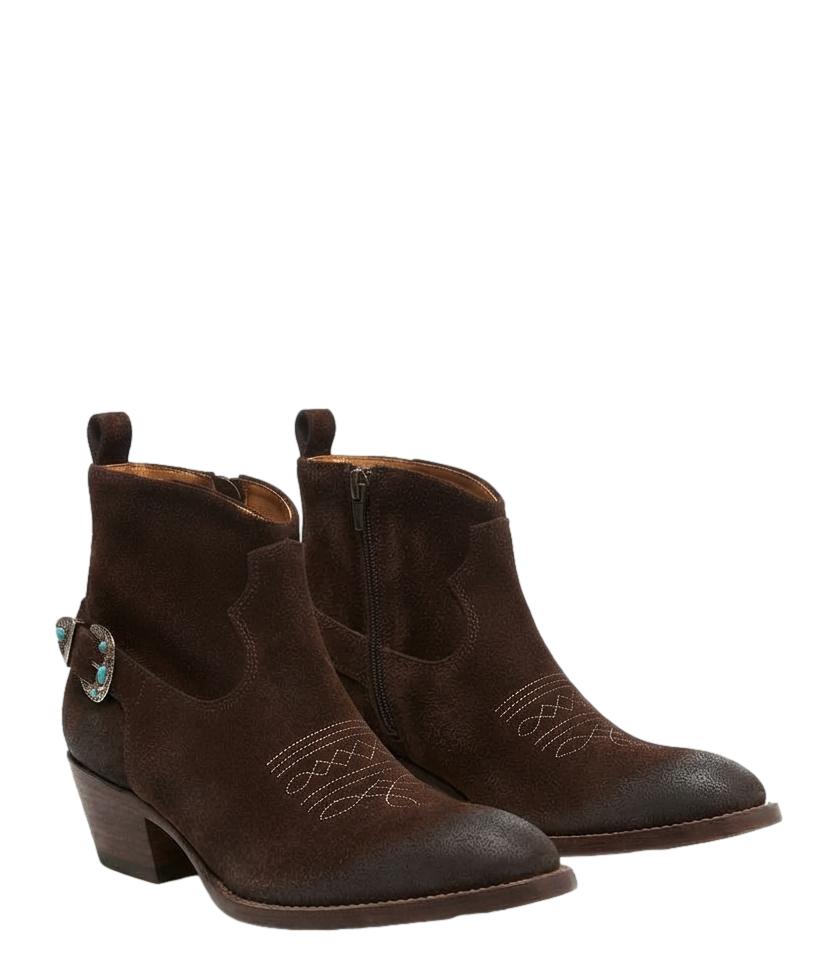 Taji Stivali da Donna - Marrone - Austin Suede