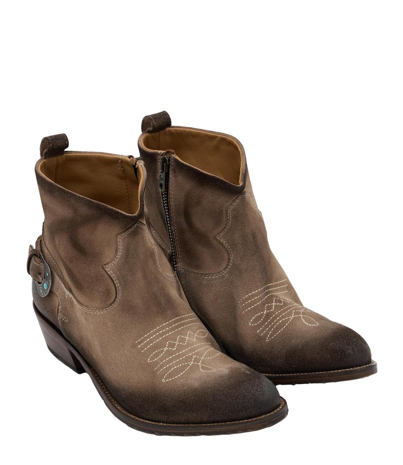 Taji Stivali da Donna - Beige - Austin Suede