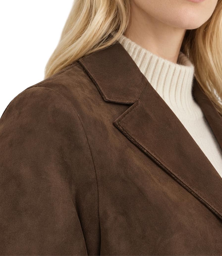 The Jackie Leathers Giacca da Donna - Walnut Brown - Doro Gsac