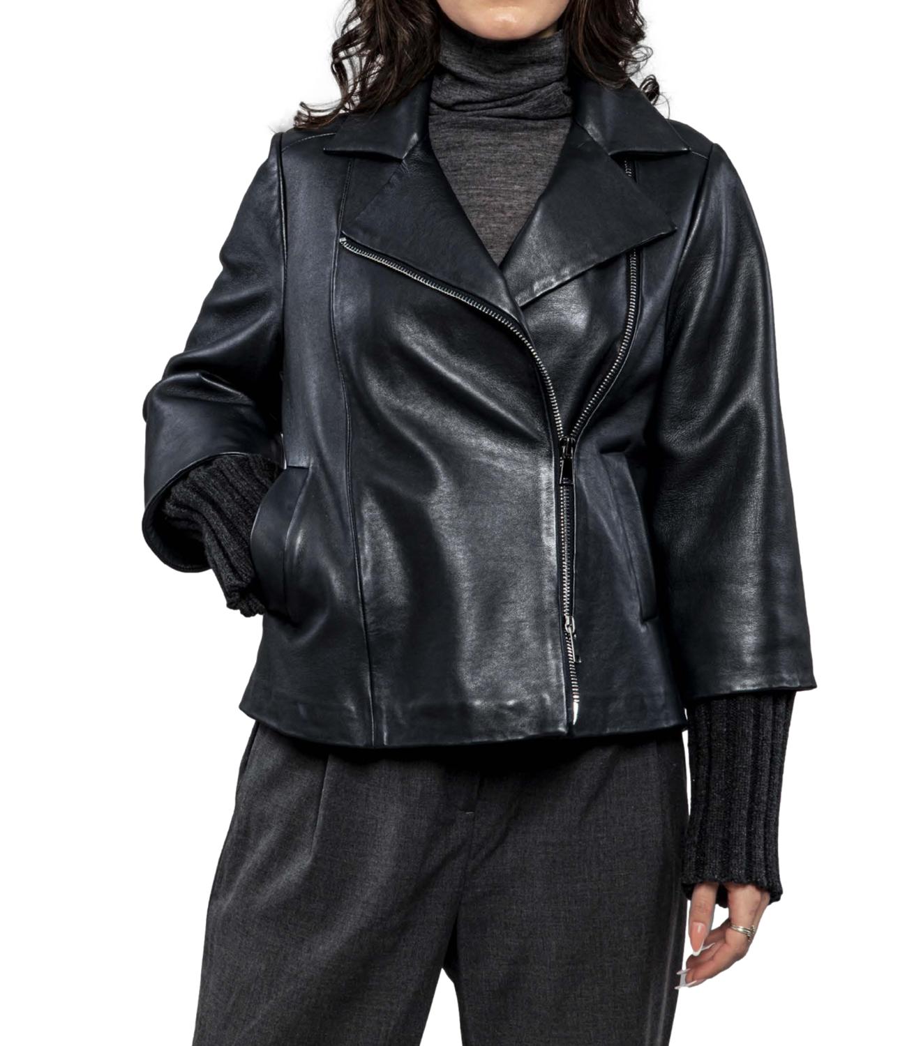 The Jackie Leathers Giacca da Donna - Black - Gemi Nabo