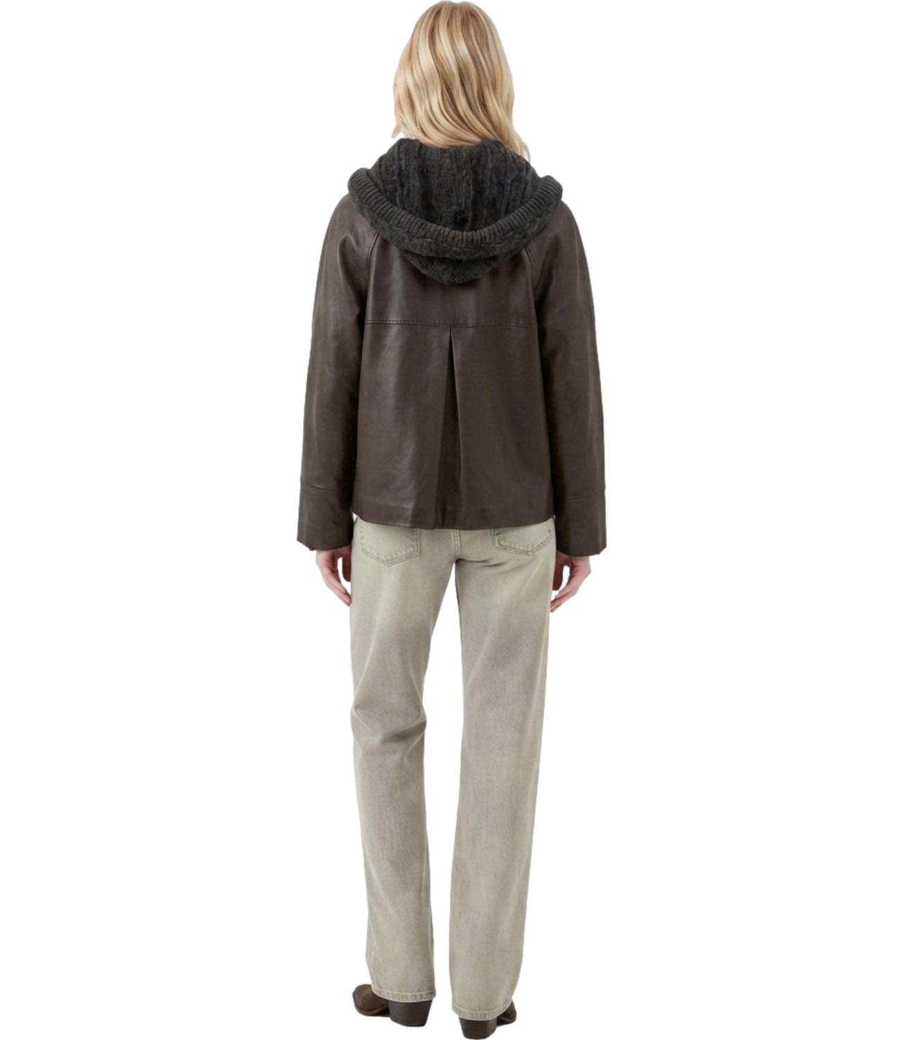 The Jackie Leathers Giacca da Donna - Dark Brown - Sun Nabo
