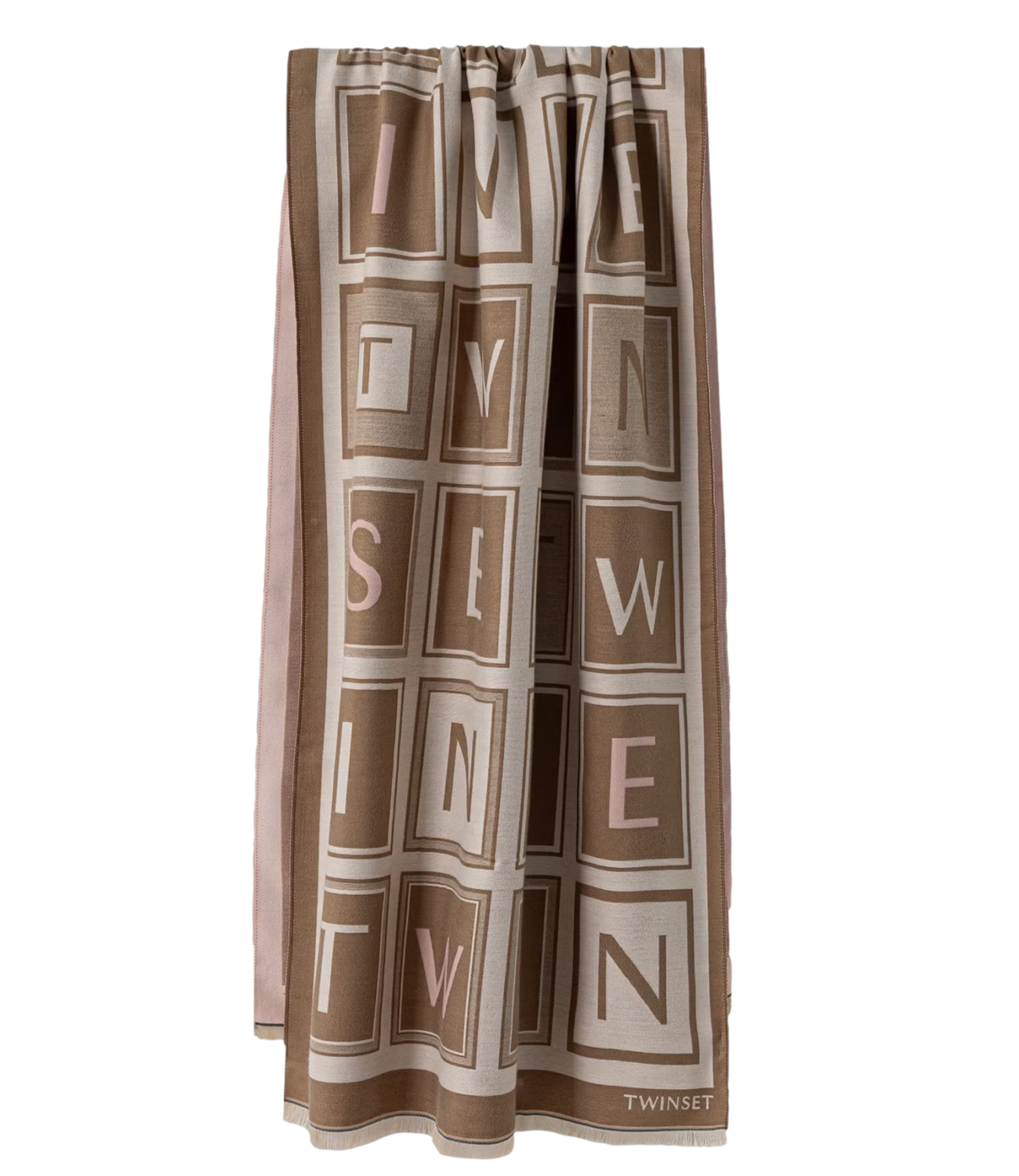Twin Set Stola da Donna - Jacq.lettering Canapa - 262ta4340