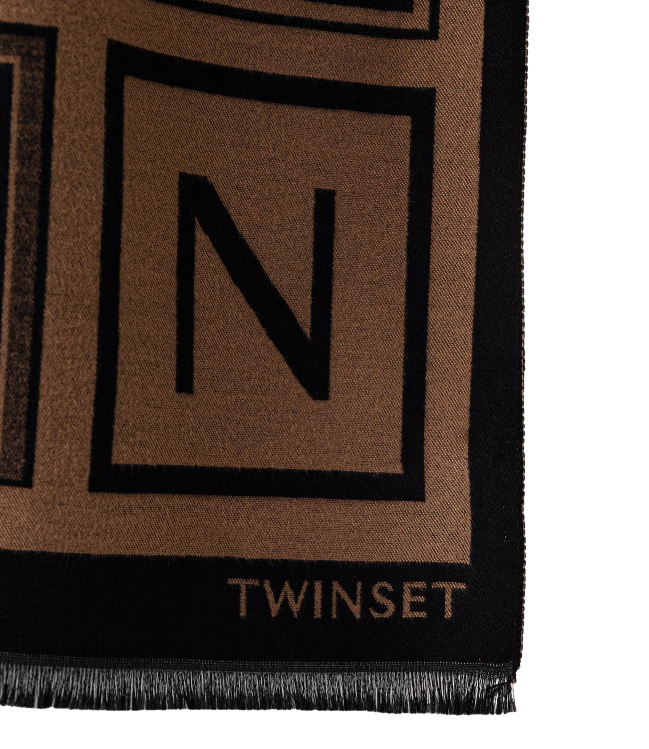 Twin Set Stola da Donna - Jacq.lettering Nero - 262ta4340