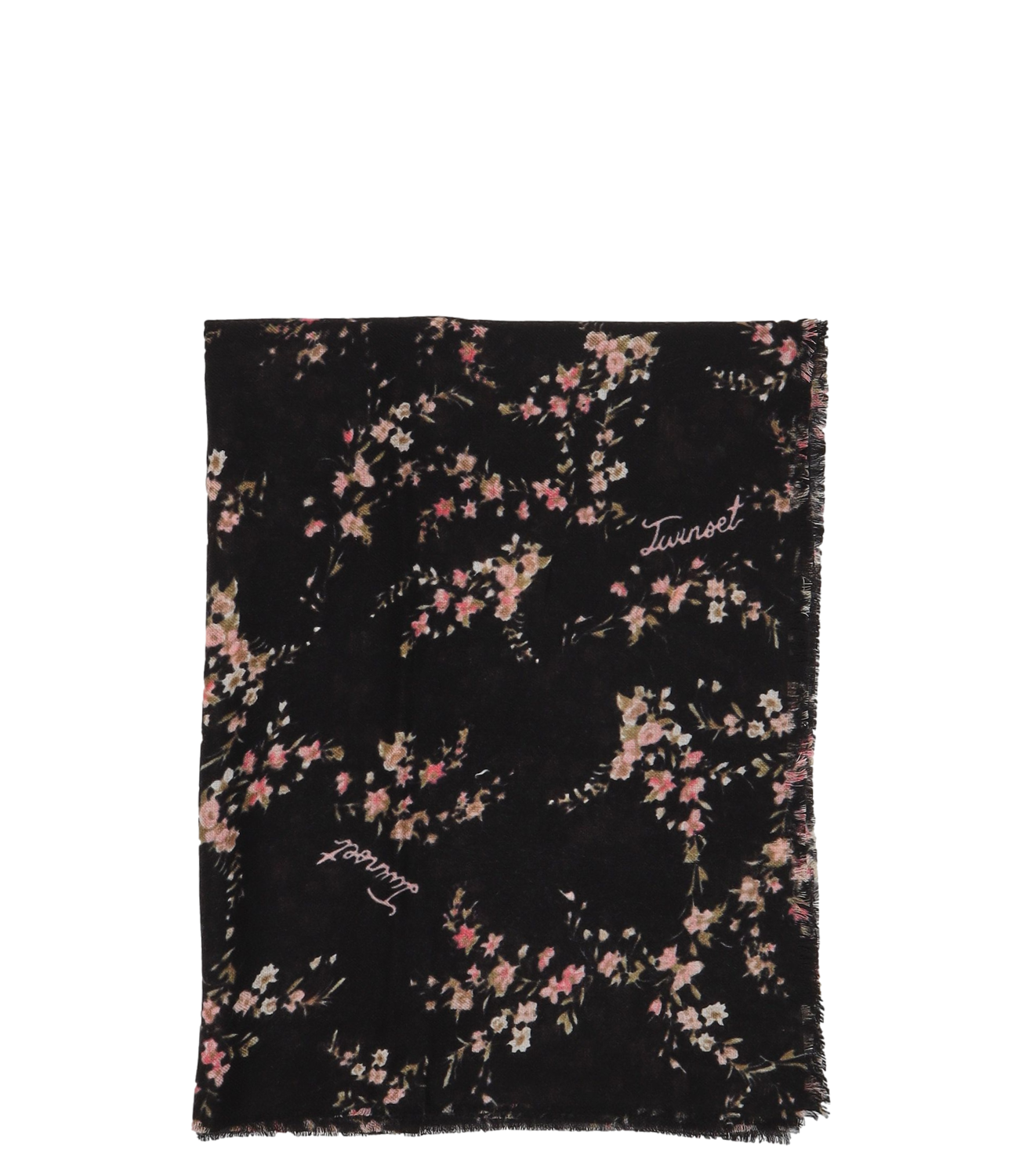 Twin Set Stola da Donna - St.little Flowers Black/rose - 262ta4370