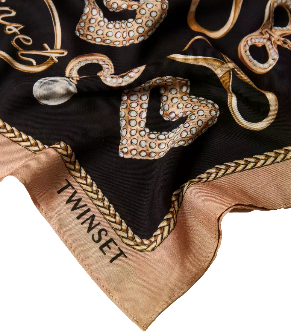 Twin Set Kefia da Donna - Nero - 262ta4630