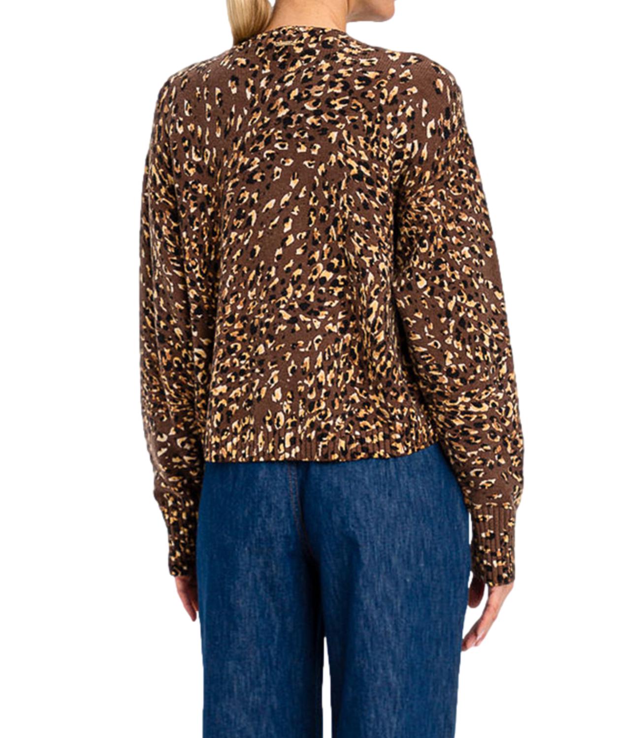 Twin Set PULL da Donna - St.animal Brown/gold - 262tp3430