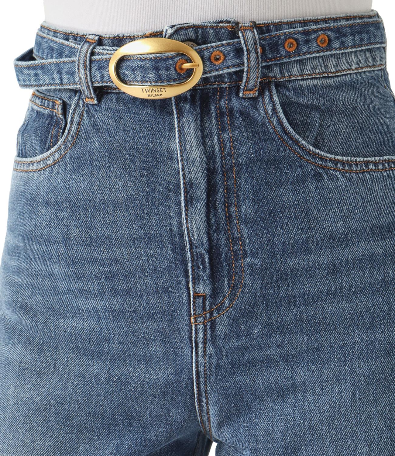 Twin Set Jeans da Donna - Denim Medio - 262tt2390