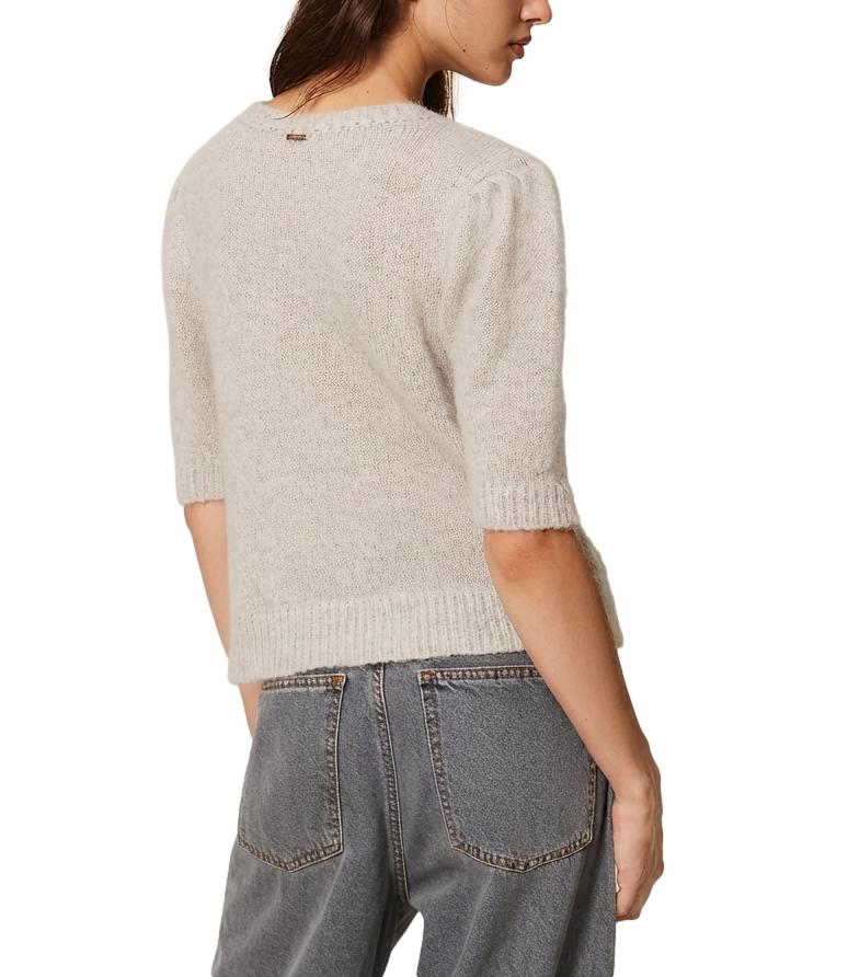 Twin Set Maglia da Donna - Grigio Chiaro Melange - 262tt3171