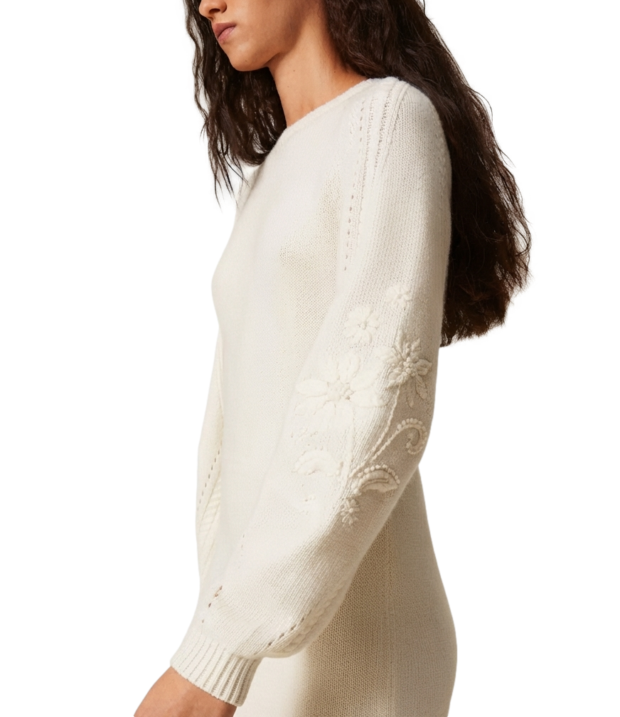 Twin Set Abito da Donna - Madreperla - 262tt3181