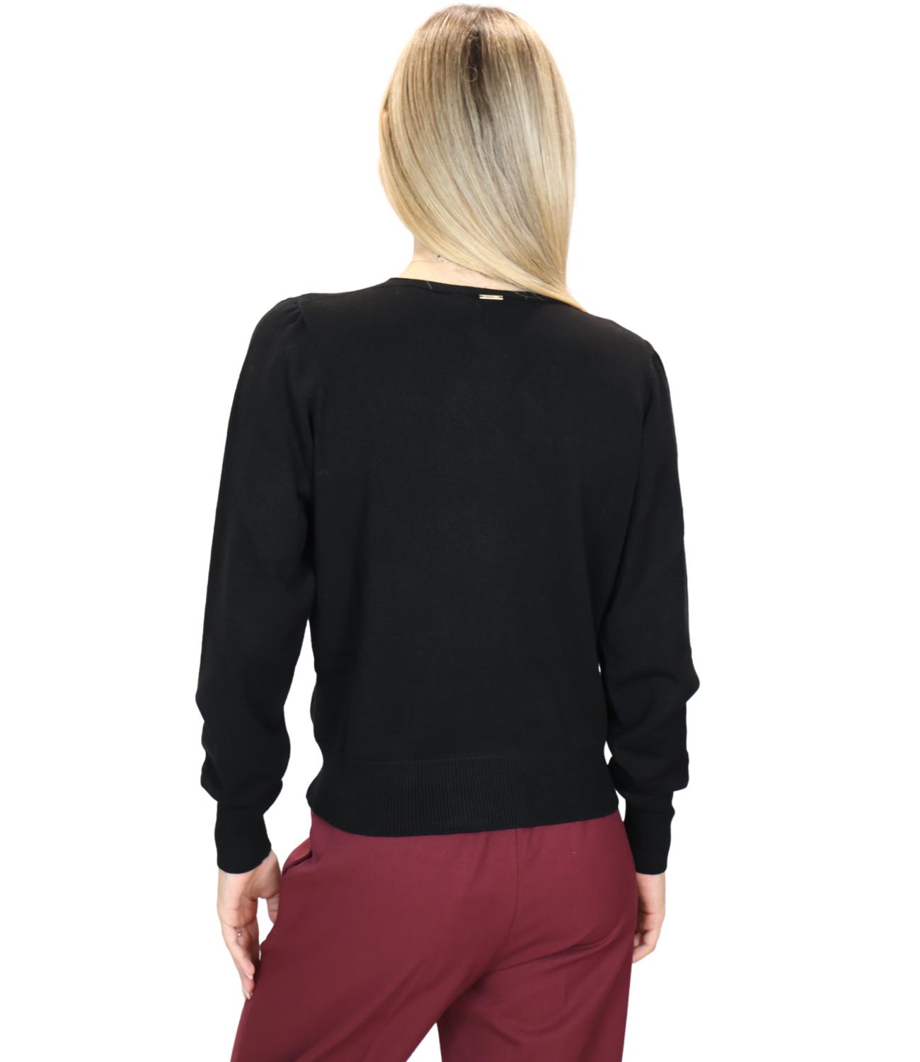 Twin Set Maglia da Donna - Nero - 262tt3331