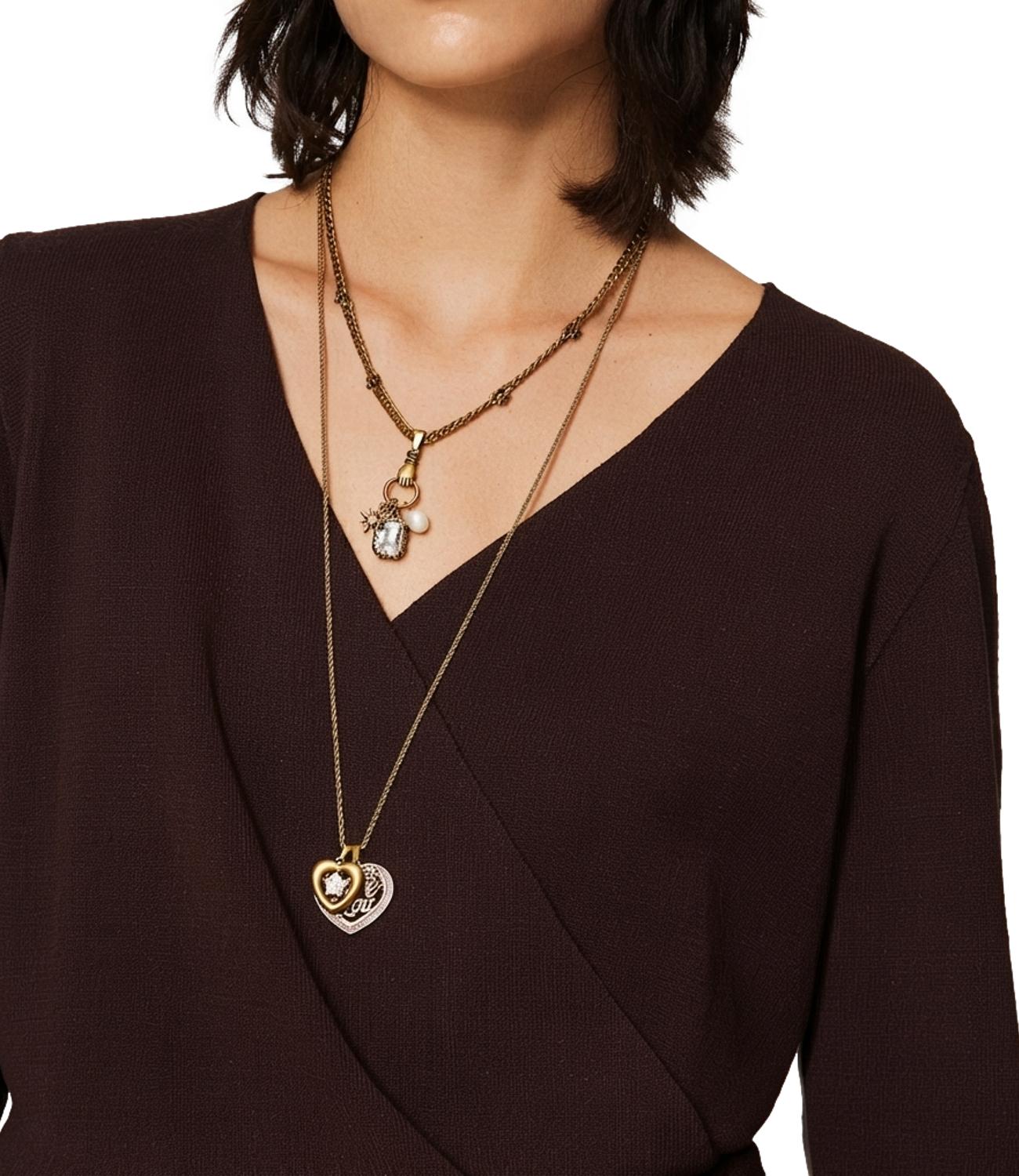 Twin Set Maglia da Donna - Coffee Chocolate - 262tt3331