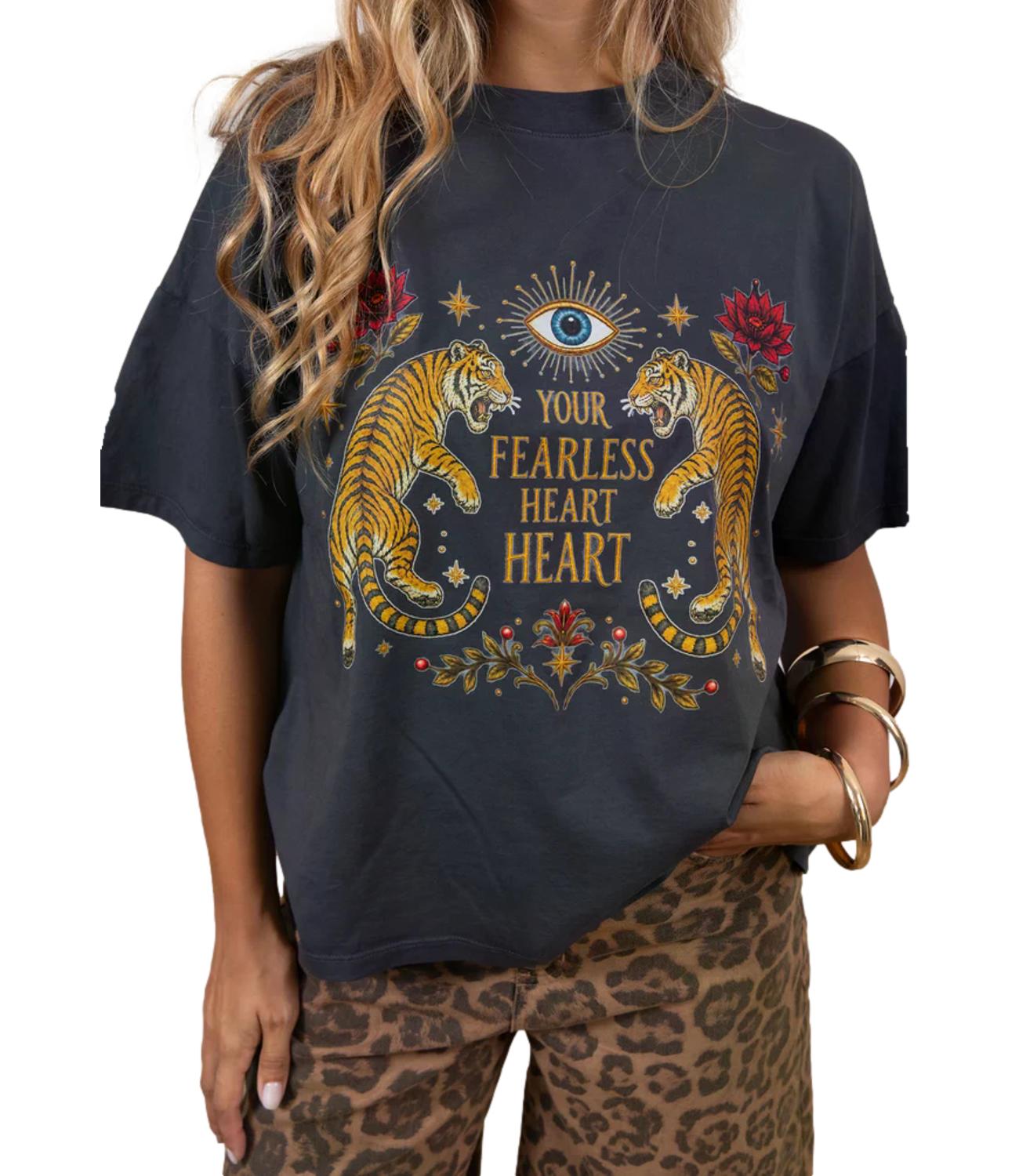 Vicolo T-Shirt da Donna - Nero - Rac0183