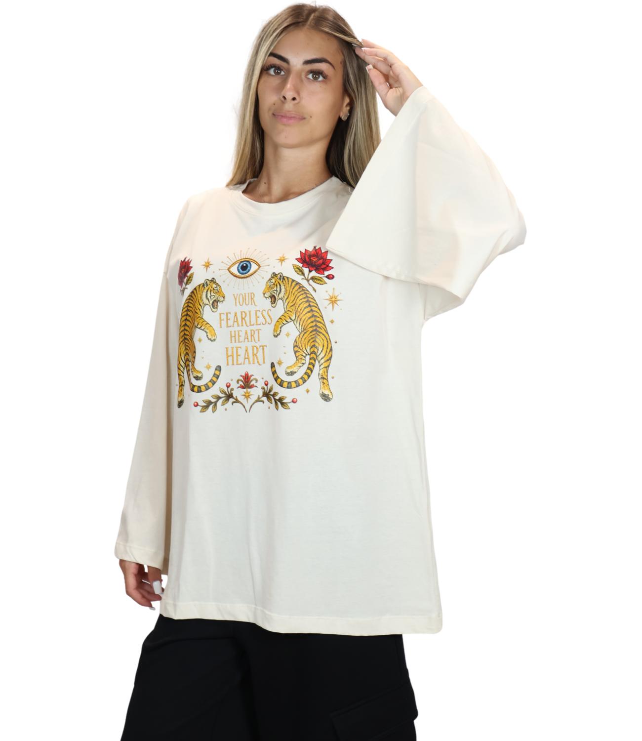 Vicolo T-Shirt da Donna - Burro - Rac0225