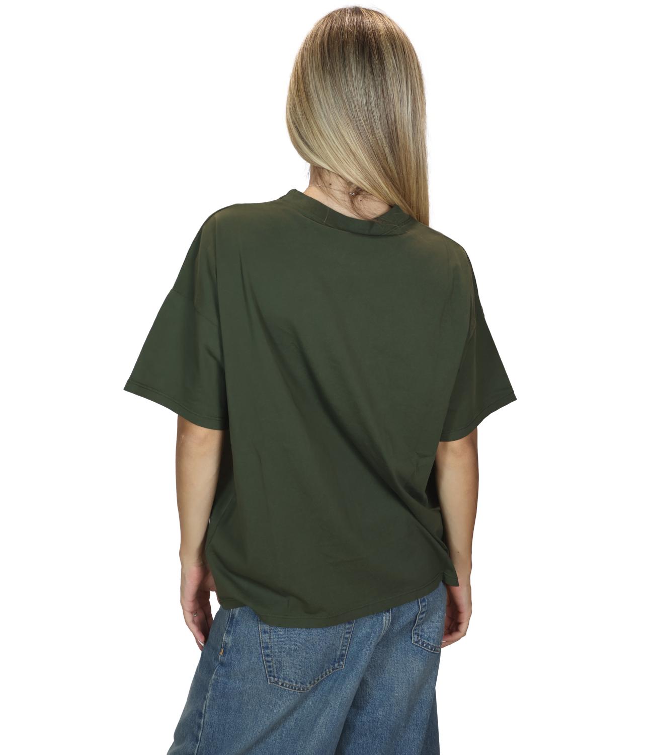 Vicolo T-Shirt da Donna - Militare - Rac0231