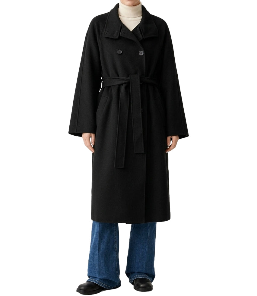 Vicolo Cappotto da Donna - Nero - Tac0023