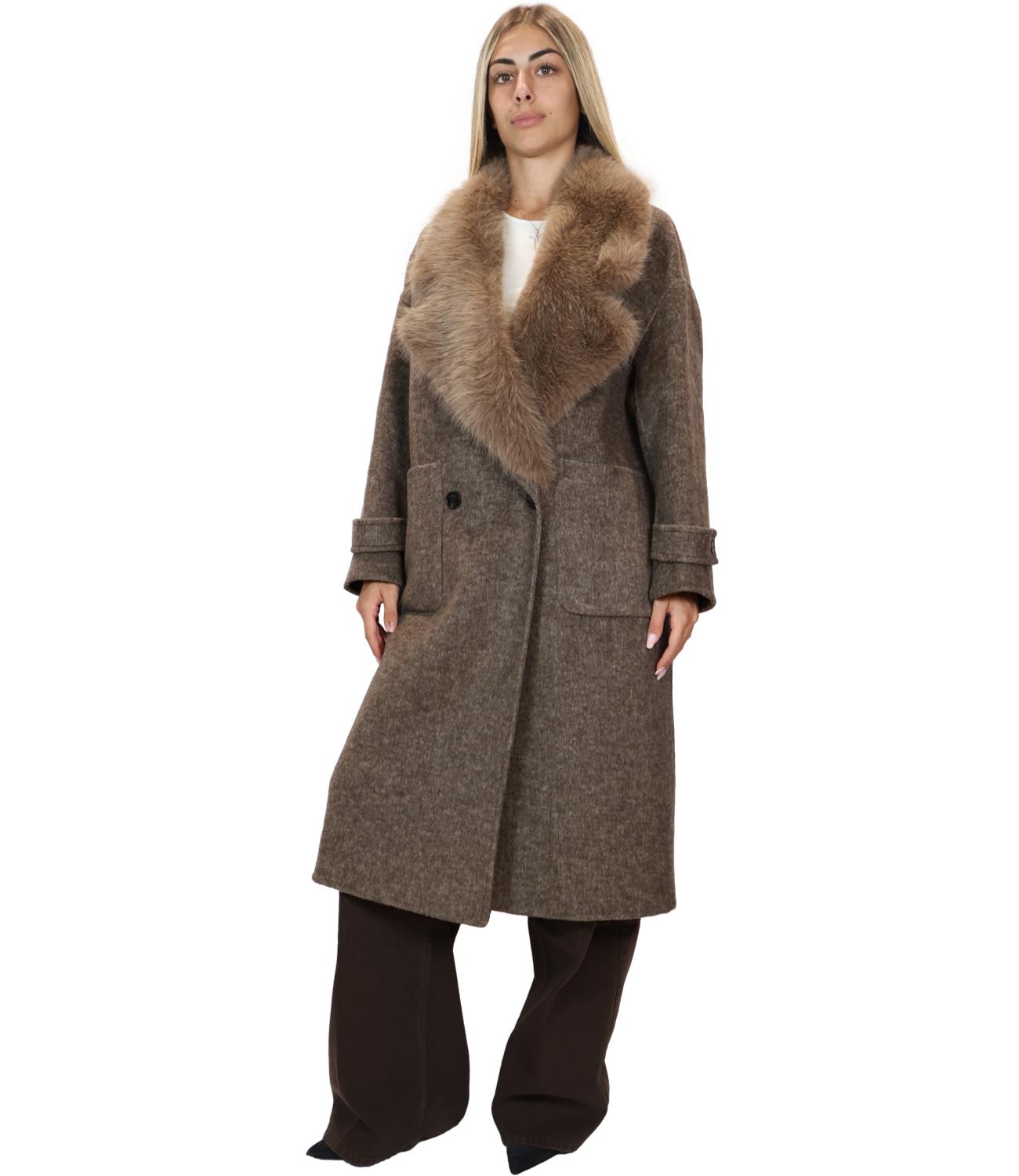 Vicolo Cappotto da Donna - Fango - Tac0025