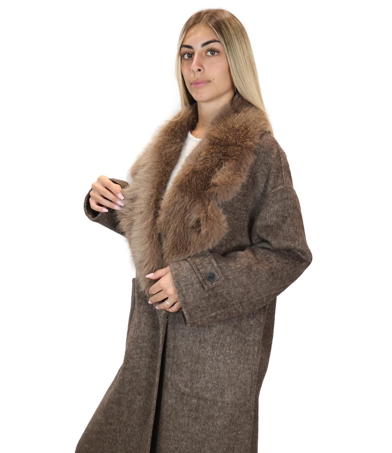 Vicolo Cappotto da Donna - Fango - Tac0025
