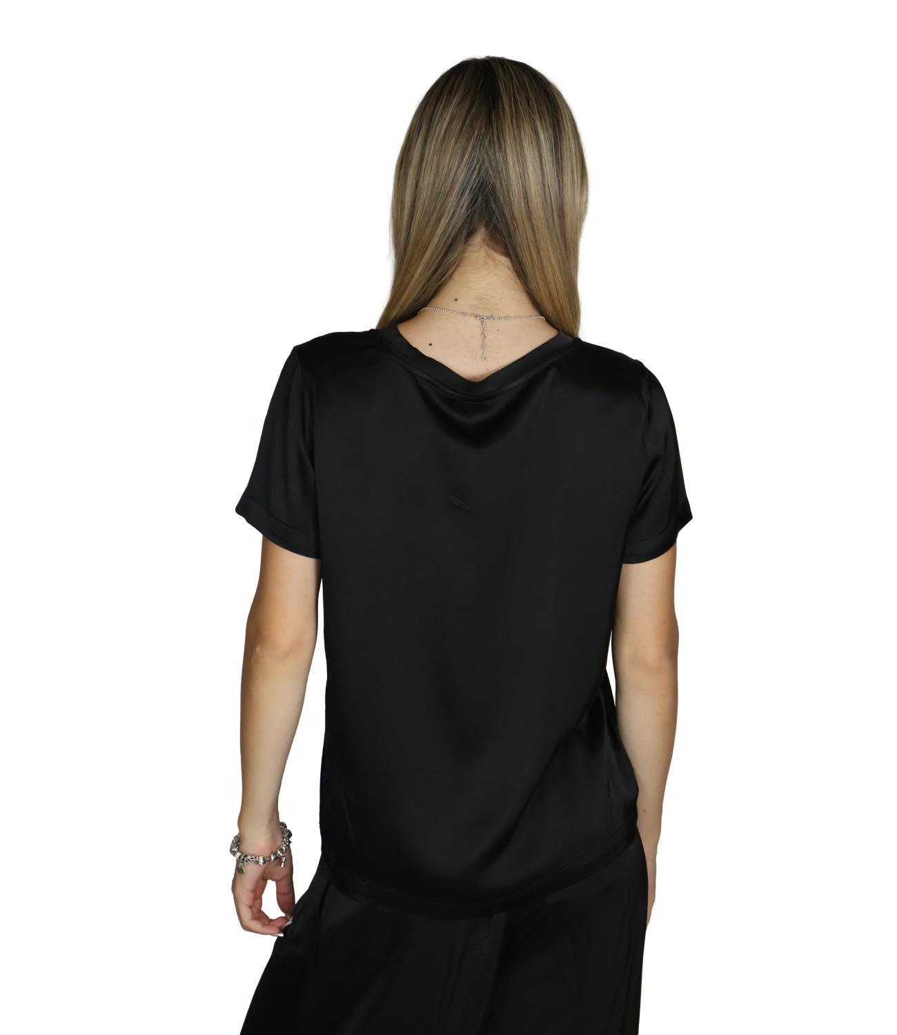 Vicolo T-Shirt da Donna - Nero - Tac0282