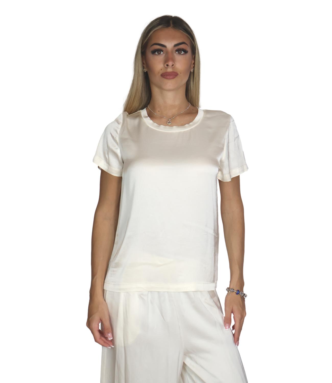 Vicolo T-Shirt da Donna - Panna - Tac0282