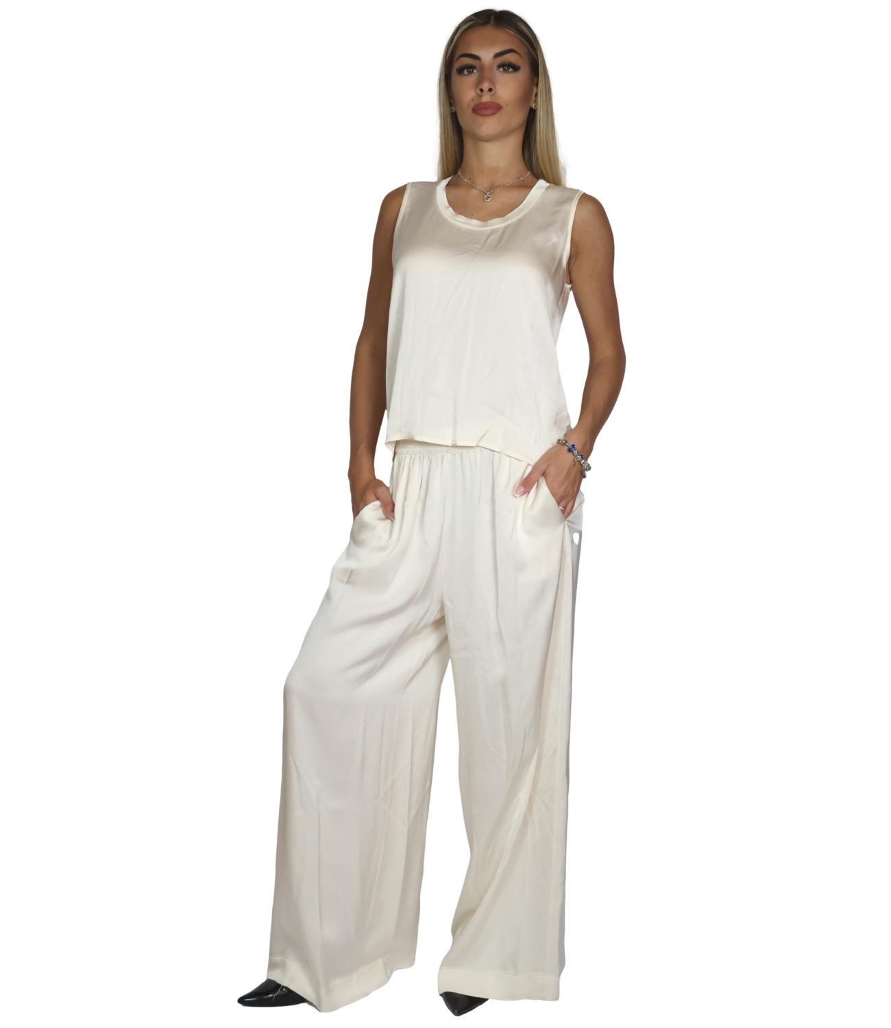 Vicolo Pantalone da Donna - Beige - Tac0286
