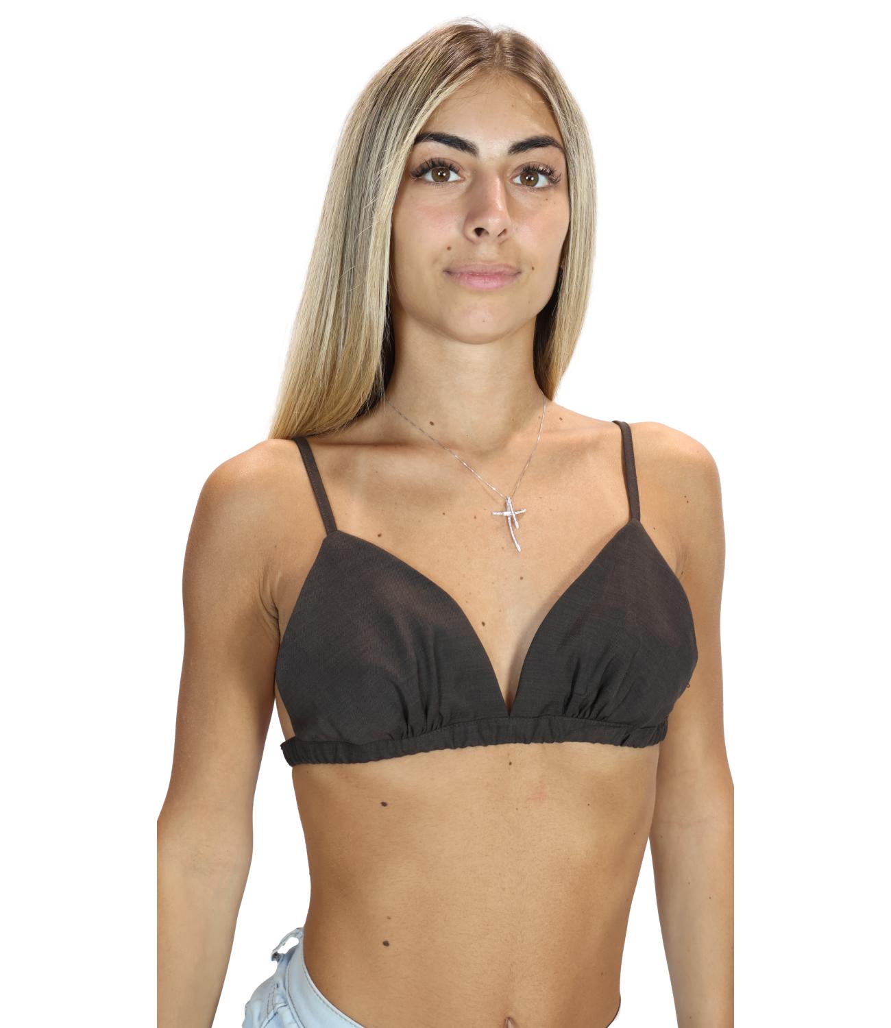 Vicolo Top da Donna - Fondente - Tac0955