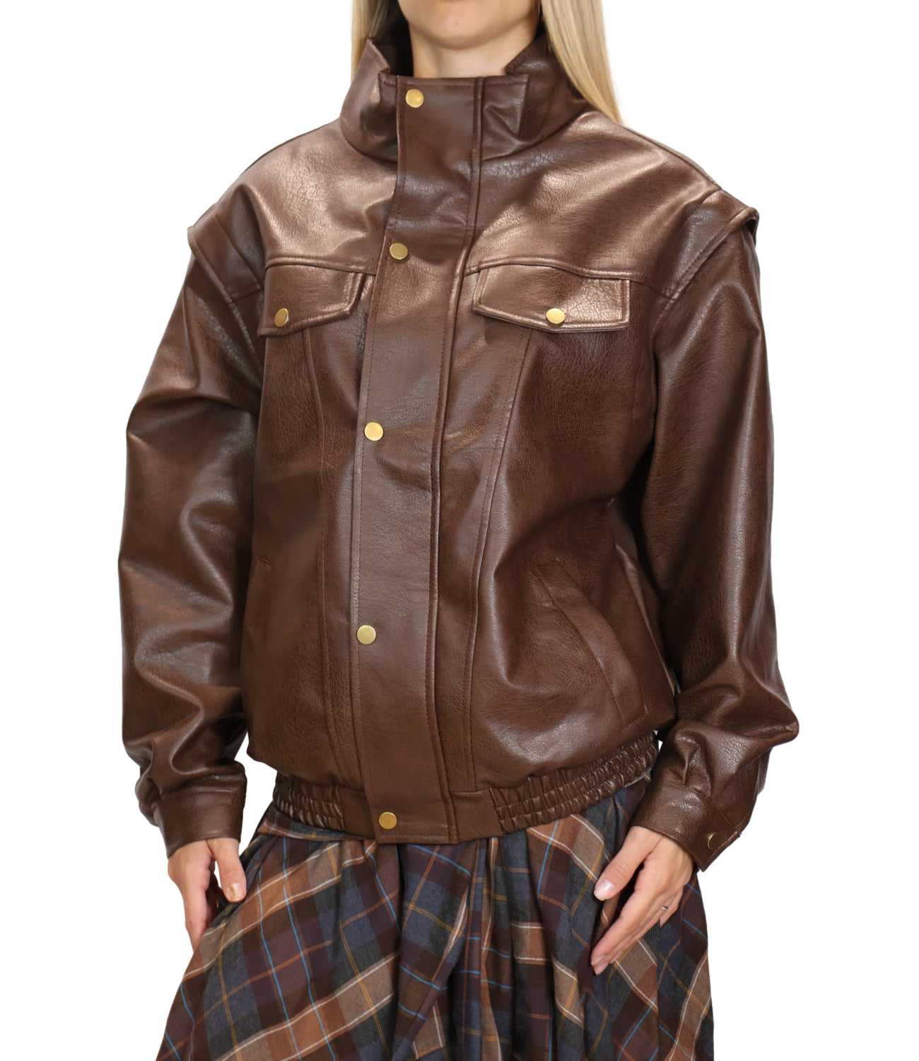 Vicolo Cappotto da Donna - Moro - Tac1738