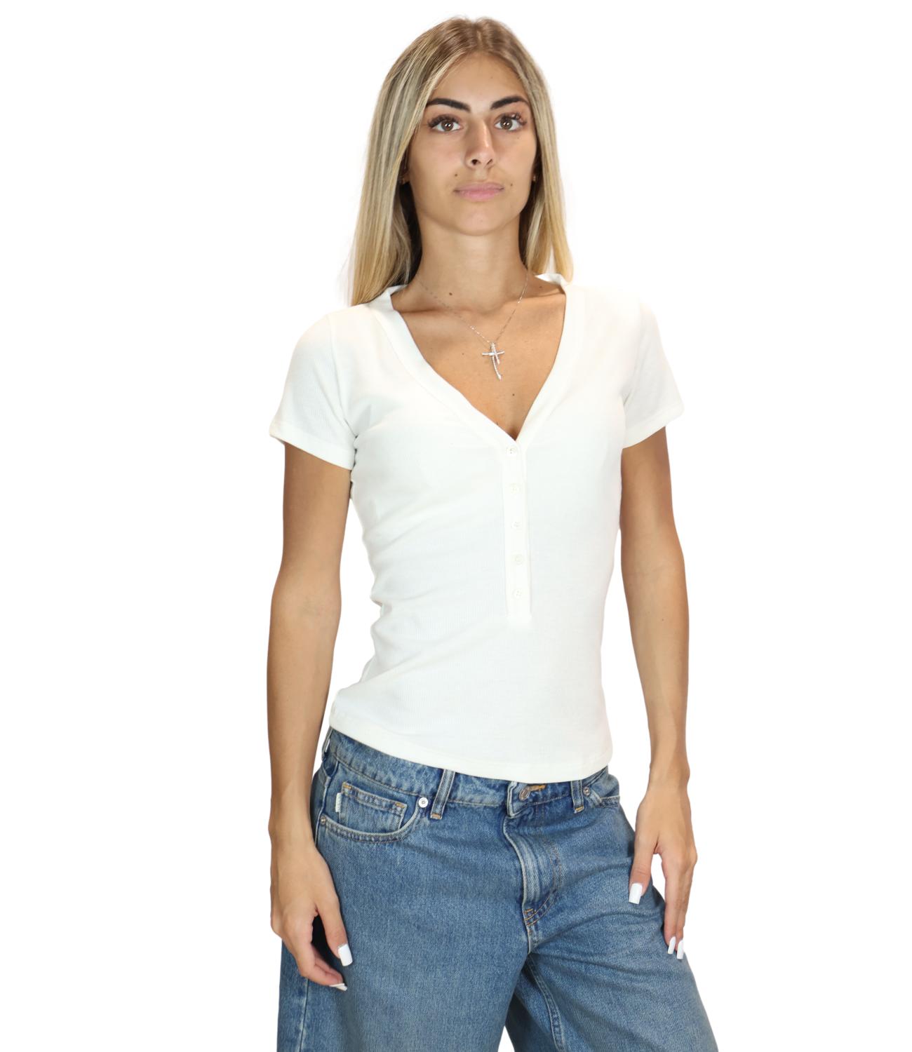 Vicolo T-Shirt da Donna - Naturale - Uac0046