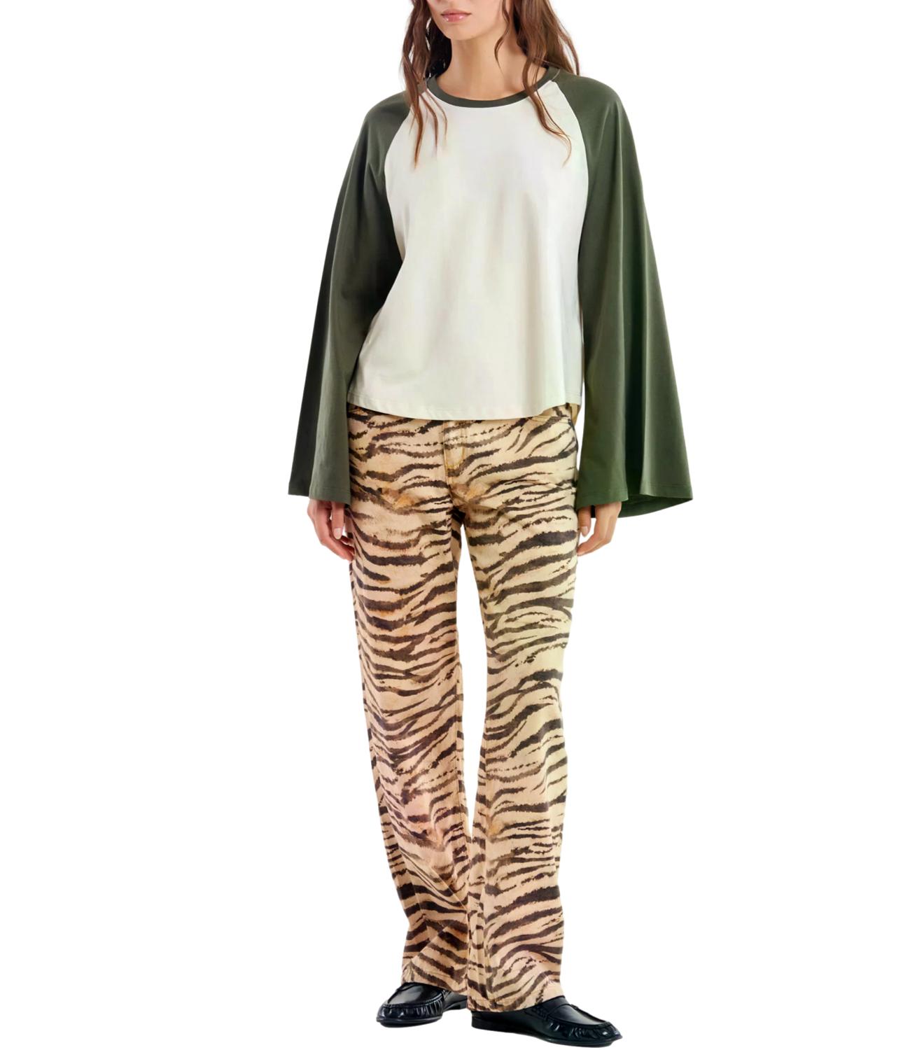 Vicolo T-Shirt da Donna - Acf Army/burro U - Uac0169
