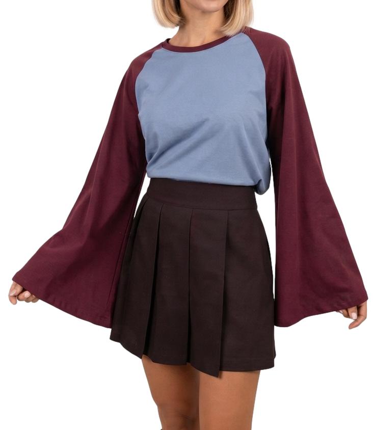 Vicolo T-Shirt da Donna - Acf Azzurro/bordeaux U - Uac0169