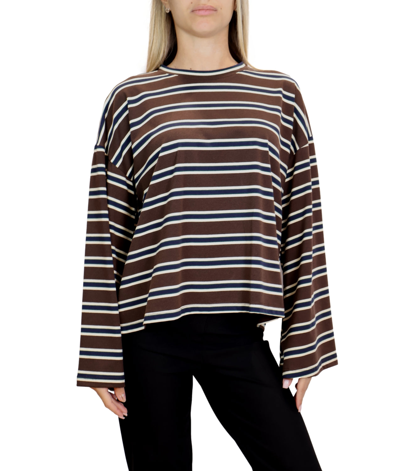 Vicolo T-Shirt da Donna - Acf Moro/blu U - Uac0189