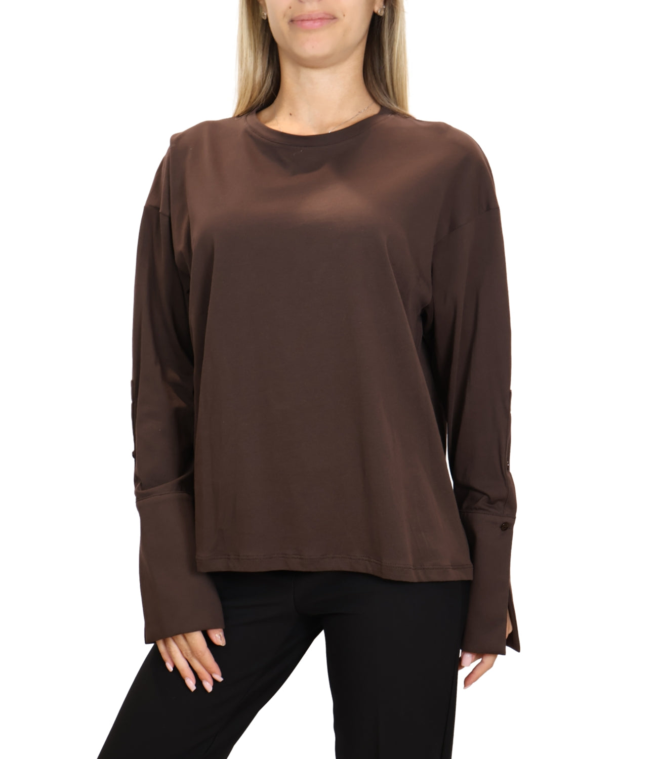 Vicolo T-Shirt da Donna - Acu Fondente 69 U - Uac0201