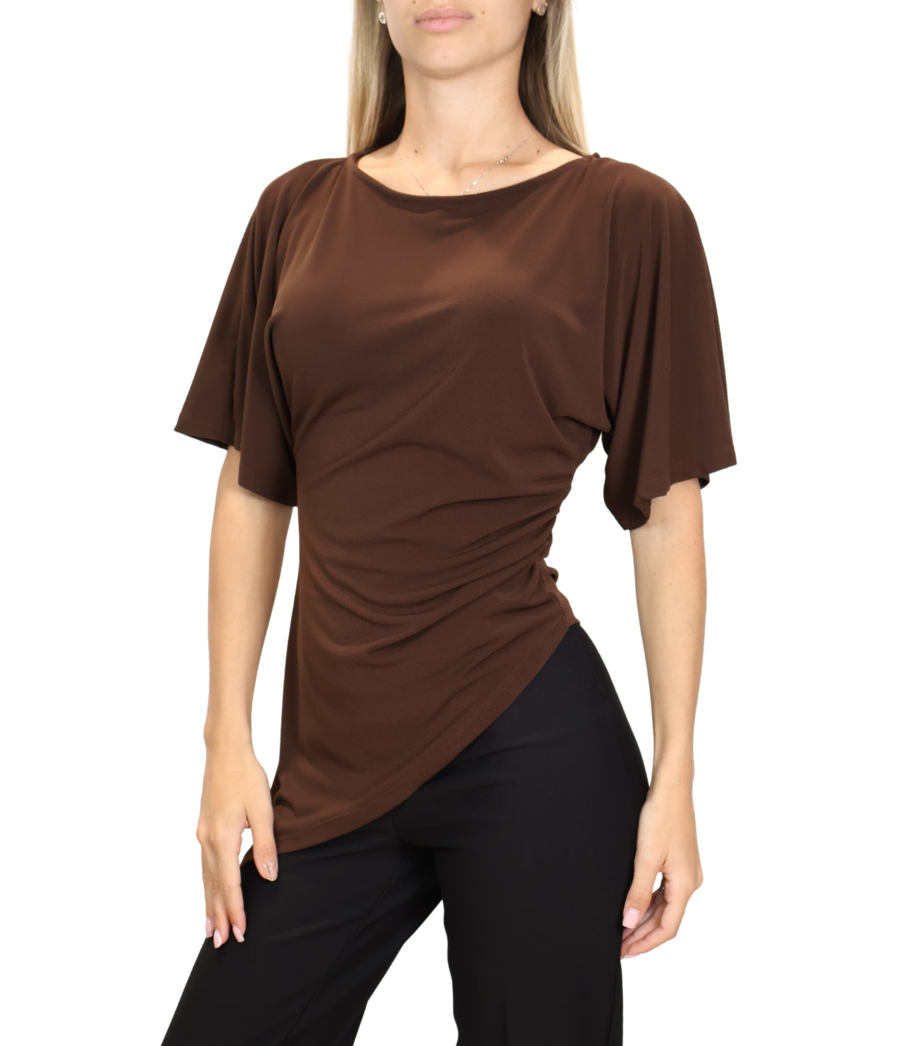 Vicolo T-Shirt da Donna - Acu Fondente 69 U - Uac0204