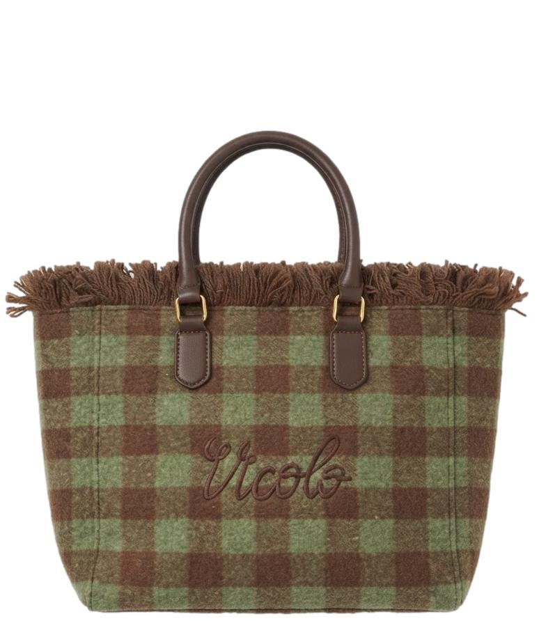 Vicolo Borsa da Donna - Marrone/menta - Xac0029
