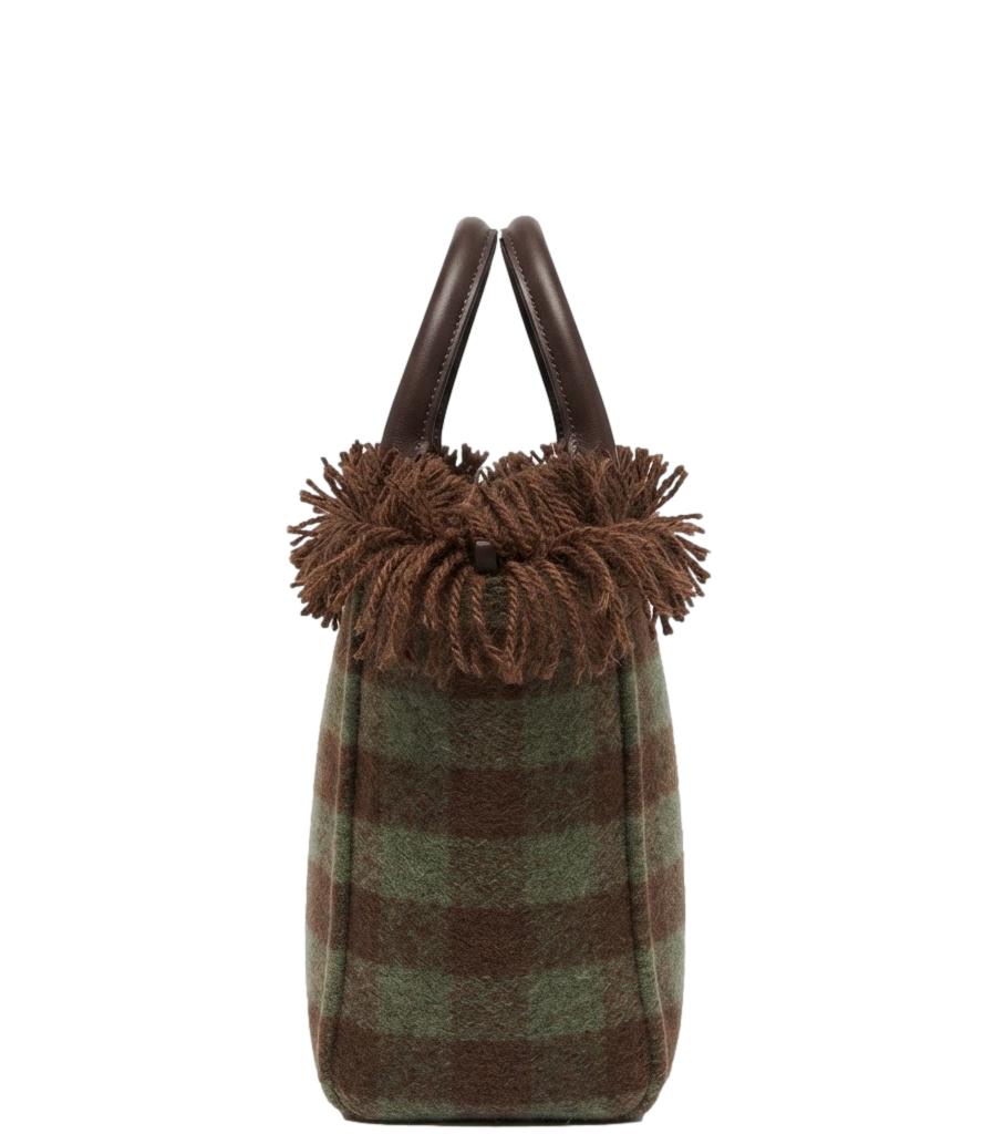Vicolo Borsa da Donna - Marrone/menta - Xac0030
