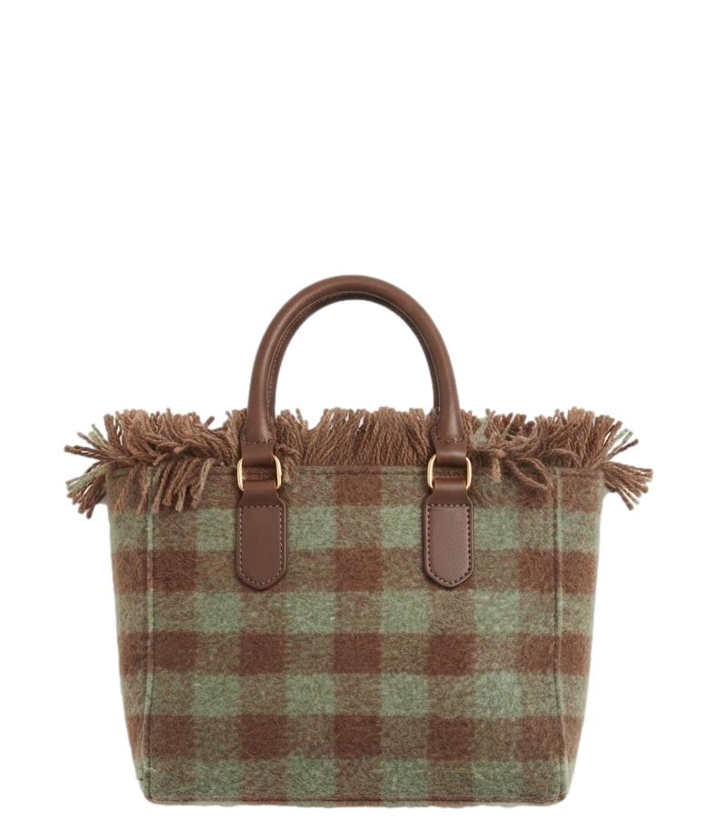 Vicolo Borsa da Donna - Marrone/menta - Xac0030