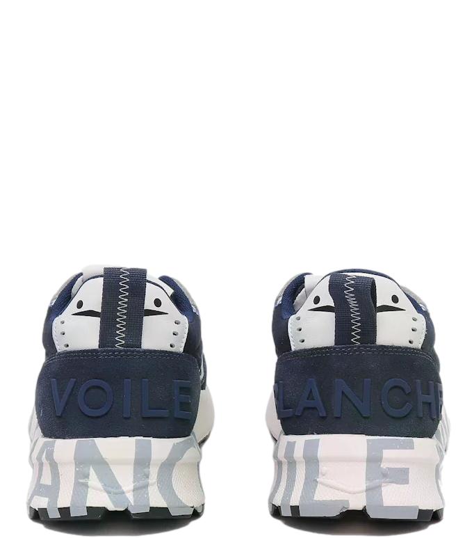 Voile Blanche Sneakers da Uomo - Delavè/wax Blue - 001-2017465-17