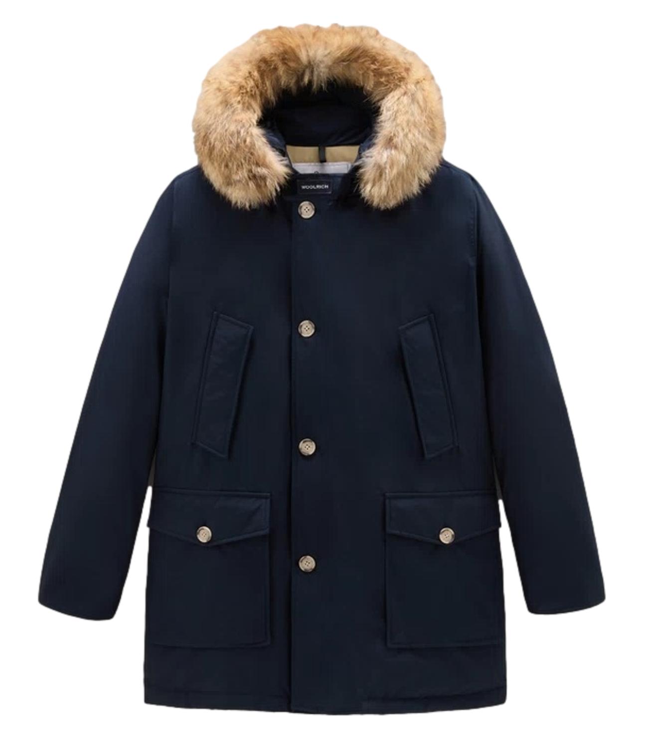 Woolrich Giubbino da Uomo - Melton Blue - Cfwoou0482mbut0001