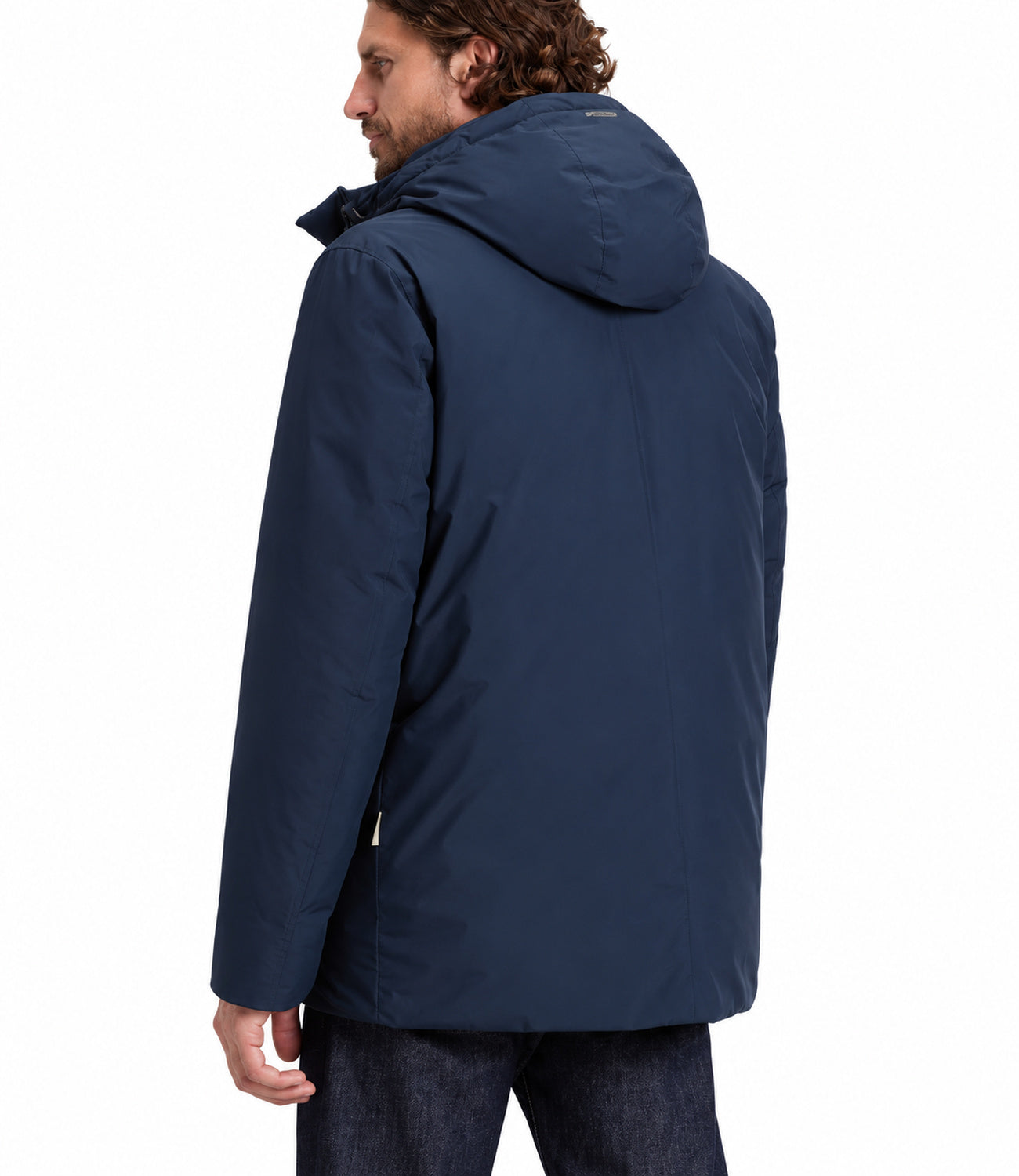 Woolrich Cloud Parka uomo melton blue