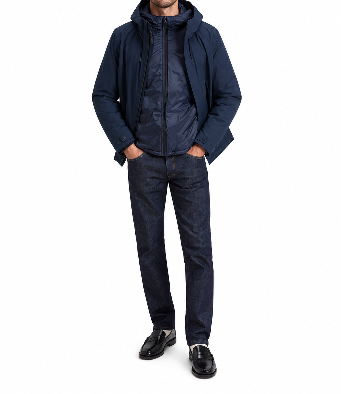 Woolrich giubbino 3In1 Crestmont Jacket blu