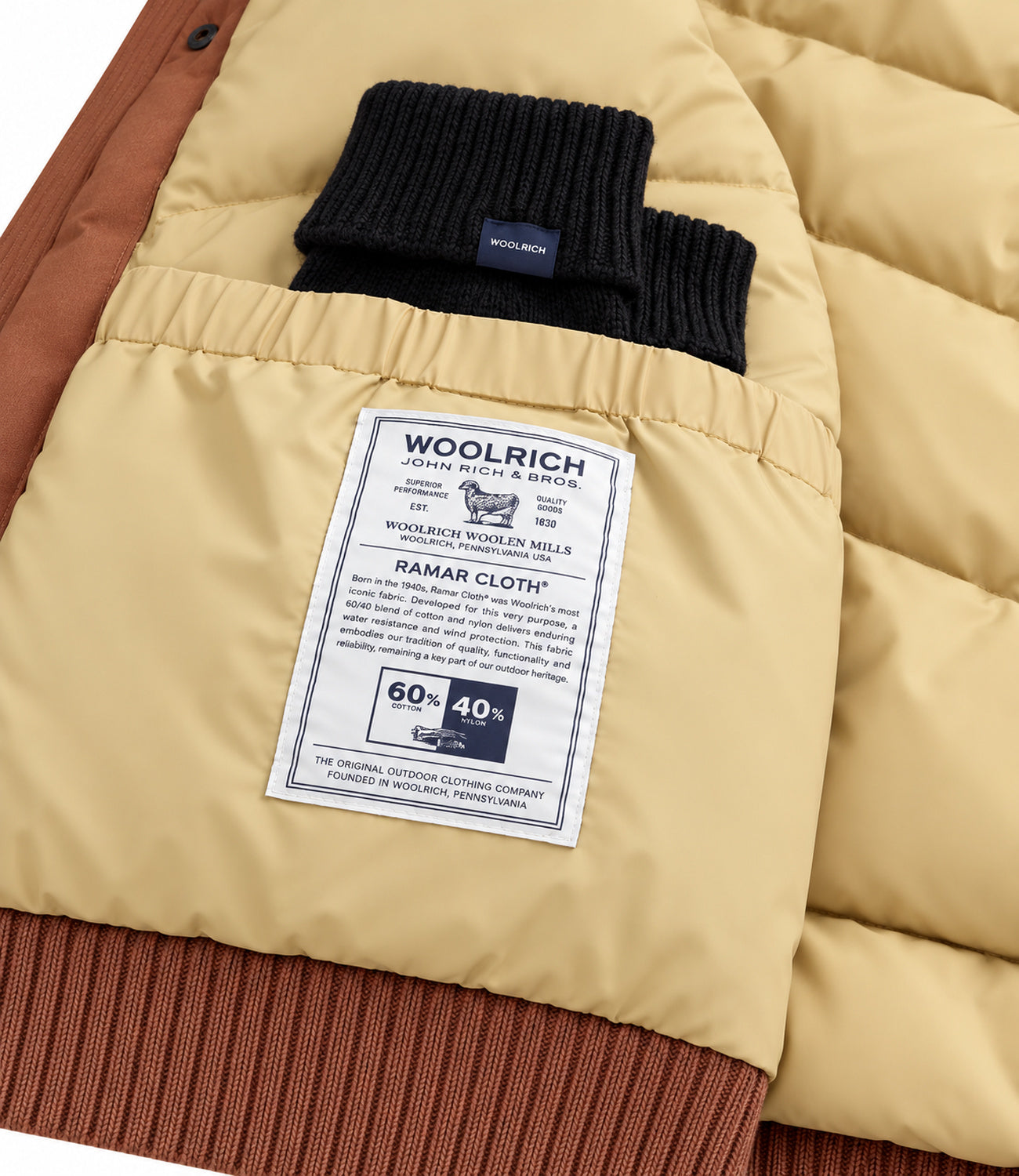 Woolrich Bomber da Uomo - Bison - Cfwoou2238mrut0001