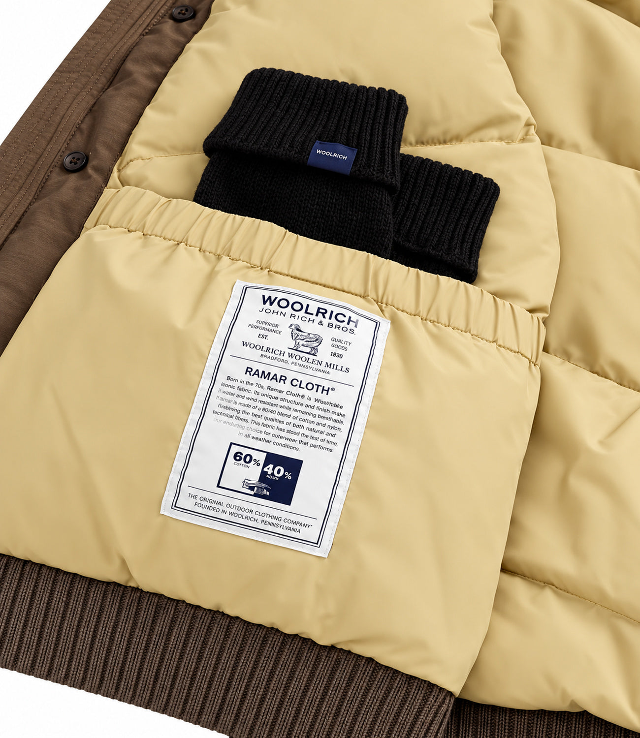 Woolrich Bomber da Uomo - Dark Green - Cfwoou2238mrut0001