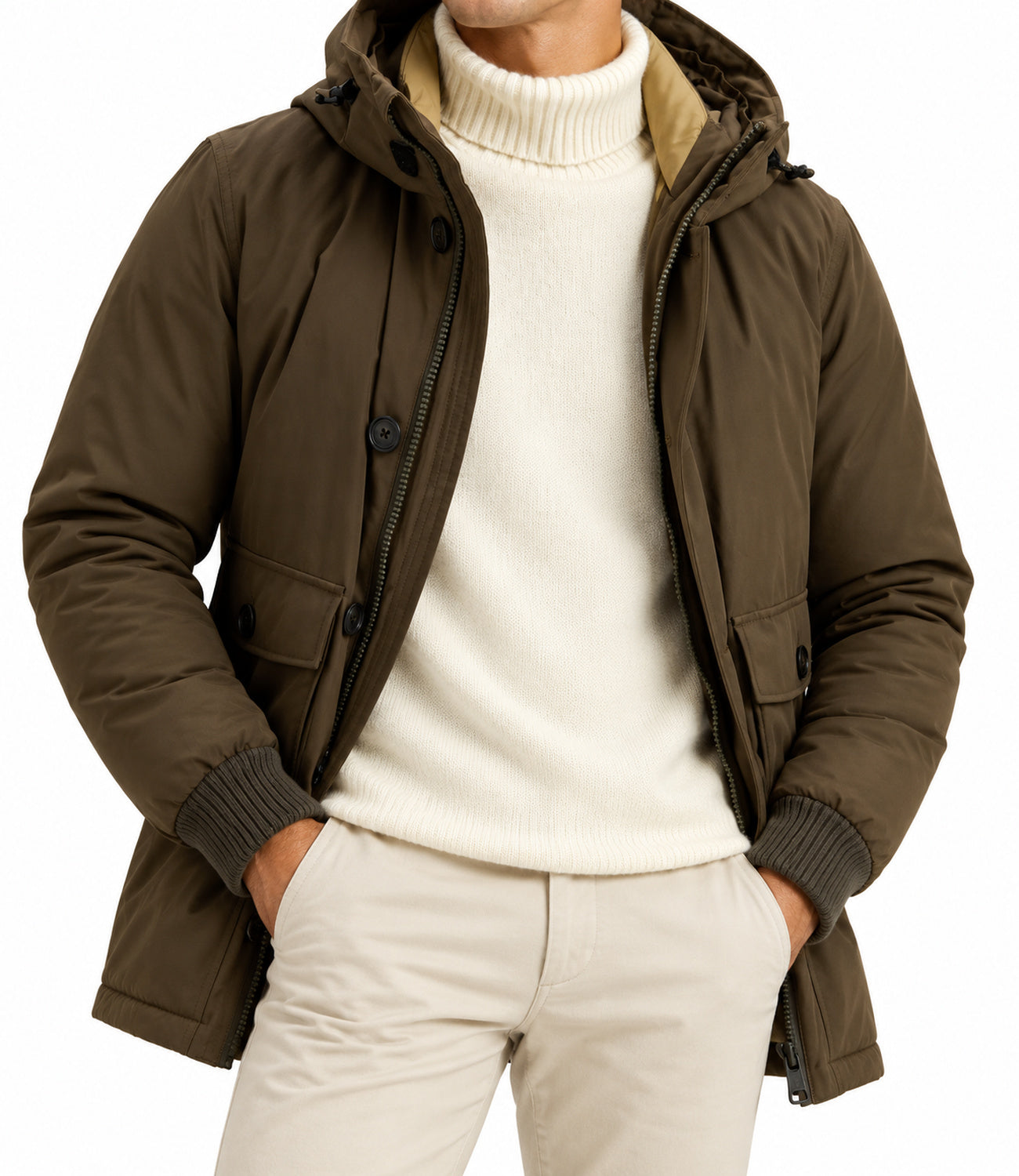 Woolrich Bomber da Uomo - Dark Green - Cfwoou2238mrut0001