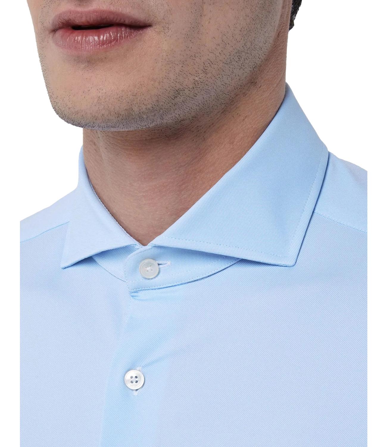 Xacus Camicia da Uomo - Celeste - Act558ml 11460
